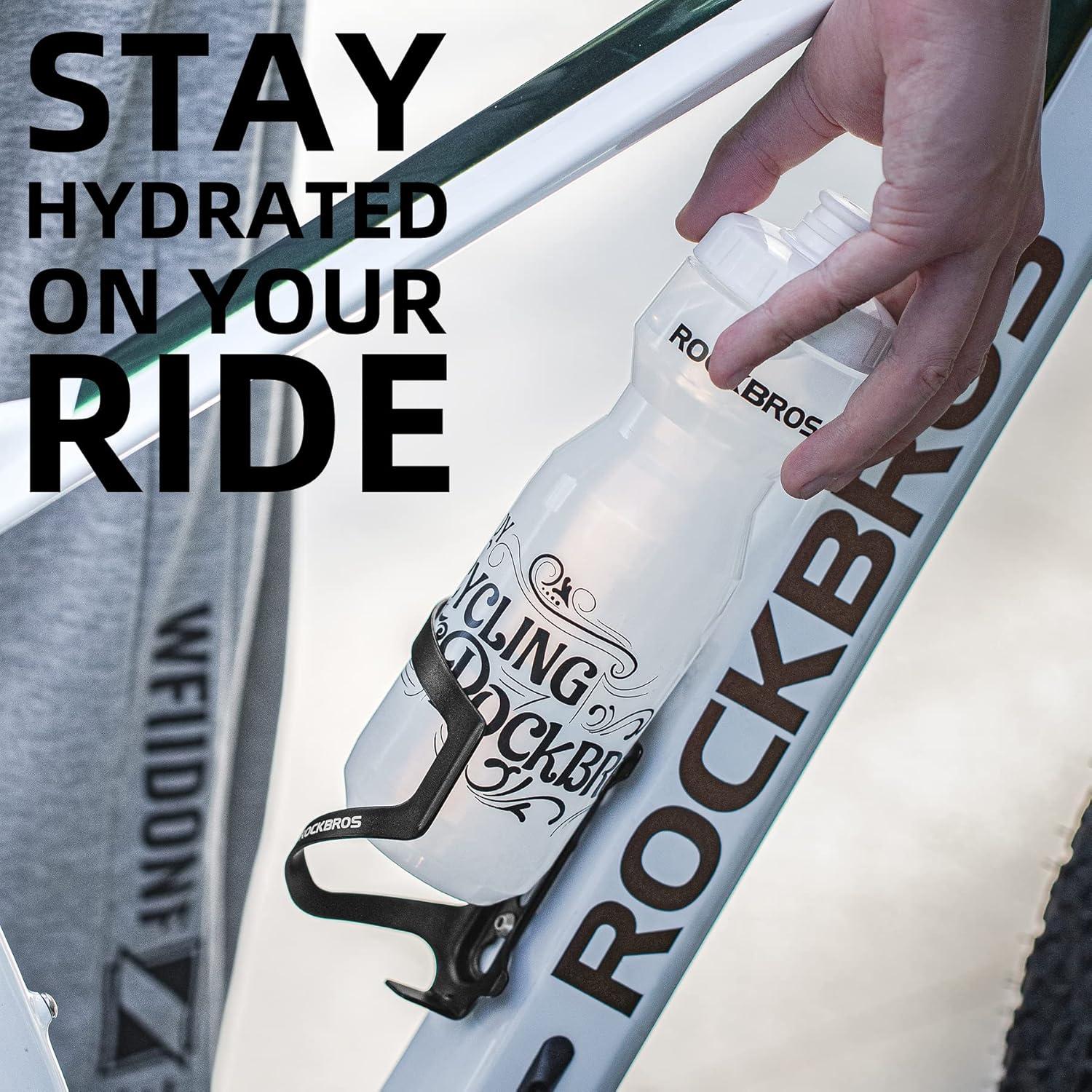 Soporte para Botella de Agua ROCKBROS Aluminio Negro Universal
