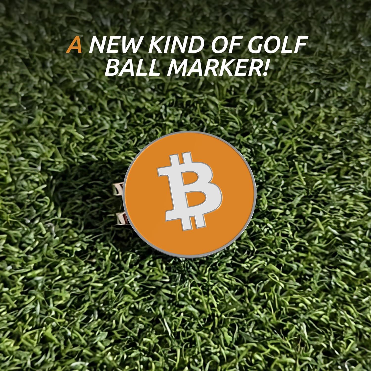 Marcador de Pelotas de Golf Shanker Golf Clip Bitcoin