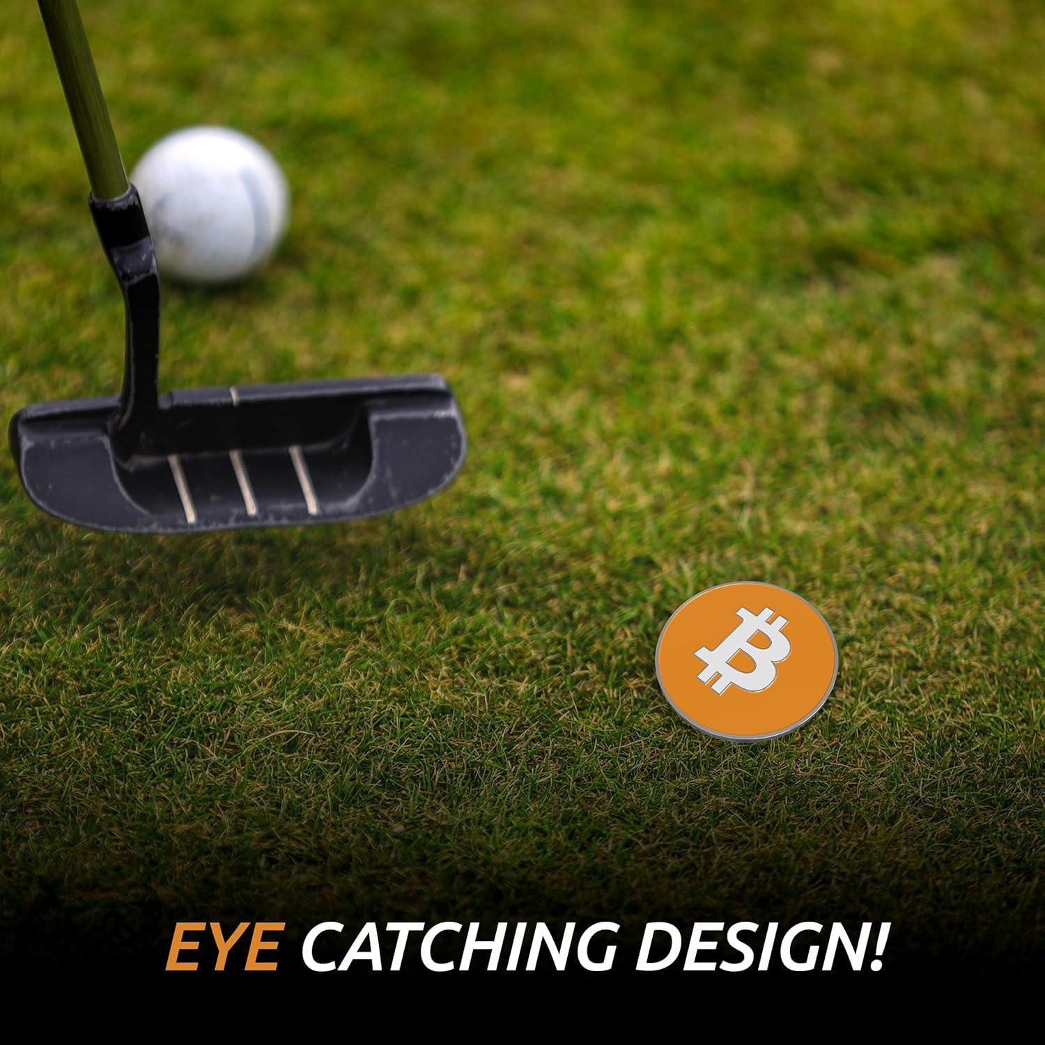 Marcador de Pelotas de Golf Shanker Golf Clip Bitcoin