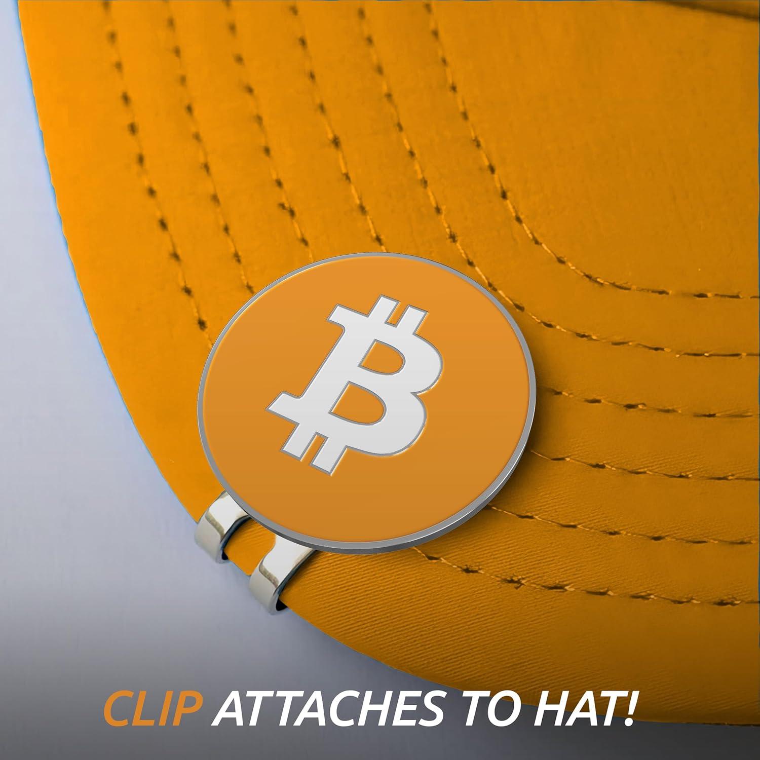 Marcador de Pelotas de Golf Shanker Golf Clip Bitcoin