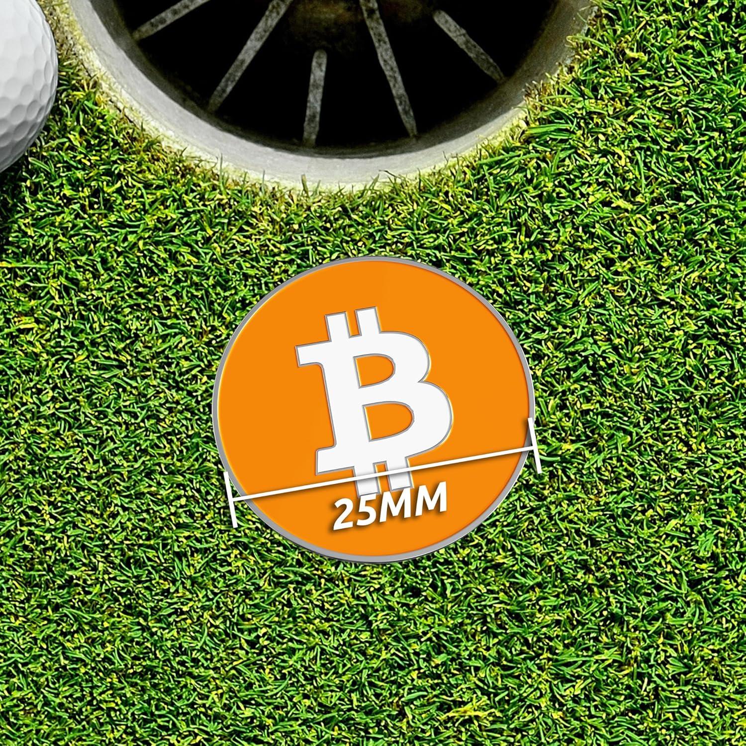 Marcador de Pelotas de Golf Shanker Golf Clip Bitcoin