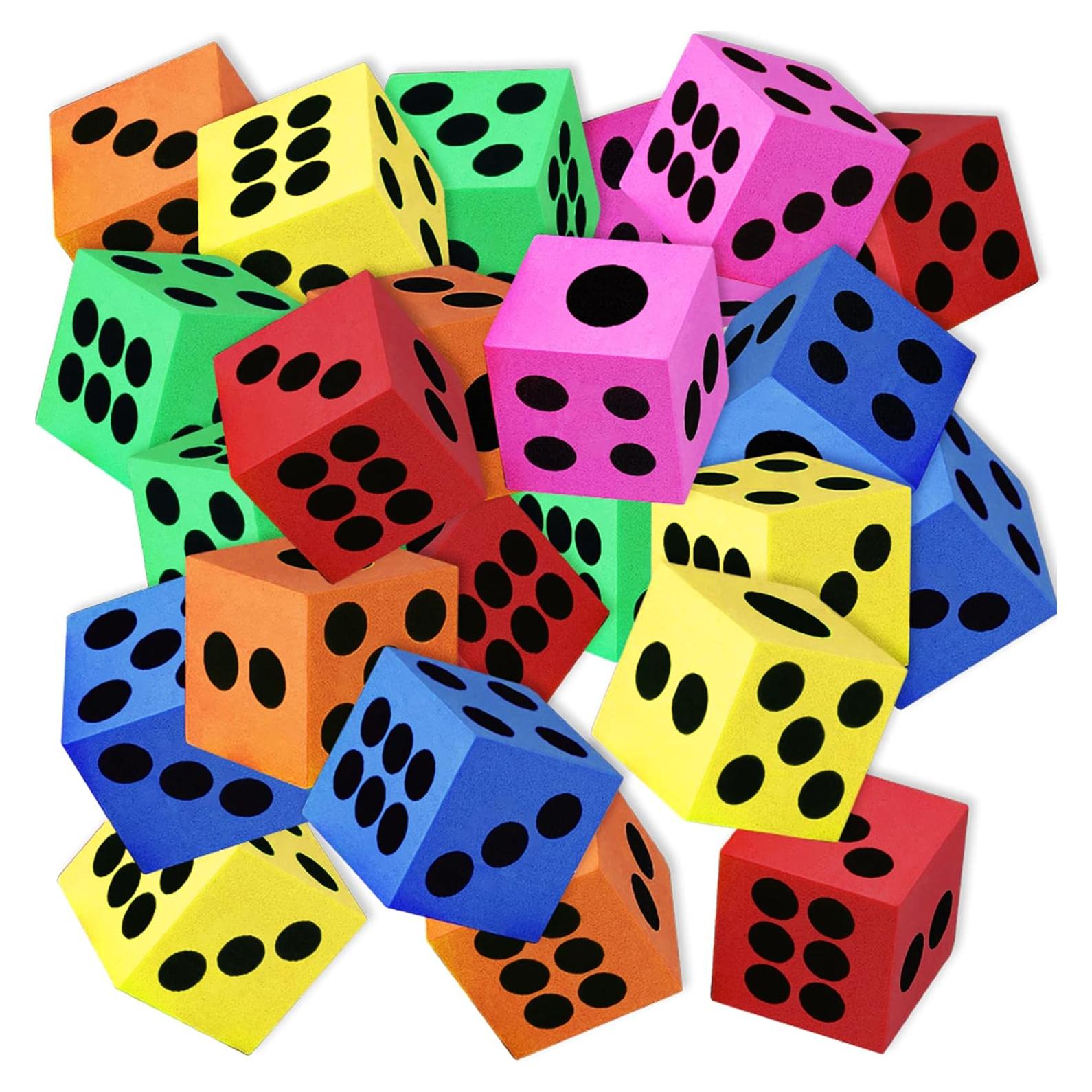 Juego de Dados de Espuma ArtCreativity - 24 Piezas 3.81 cm