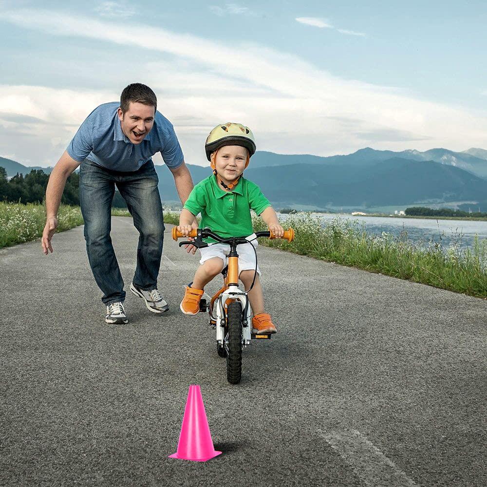 Conos de Entrenamiento Alyoen Rosa 22.86 cm - Paquete de 10