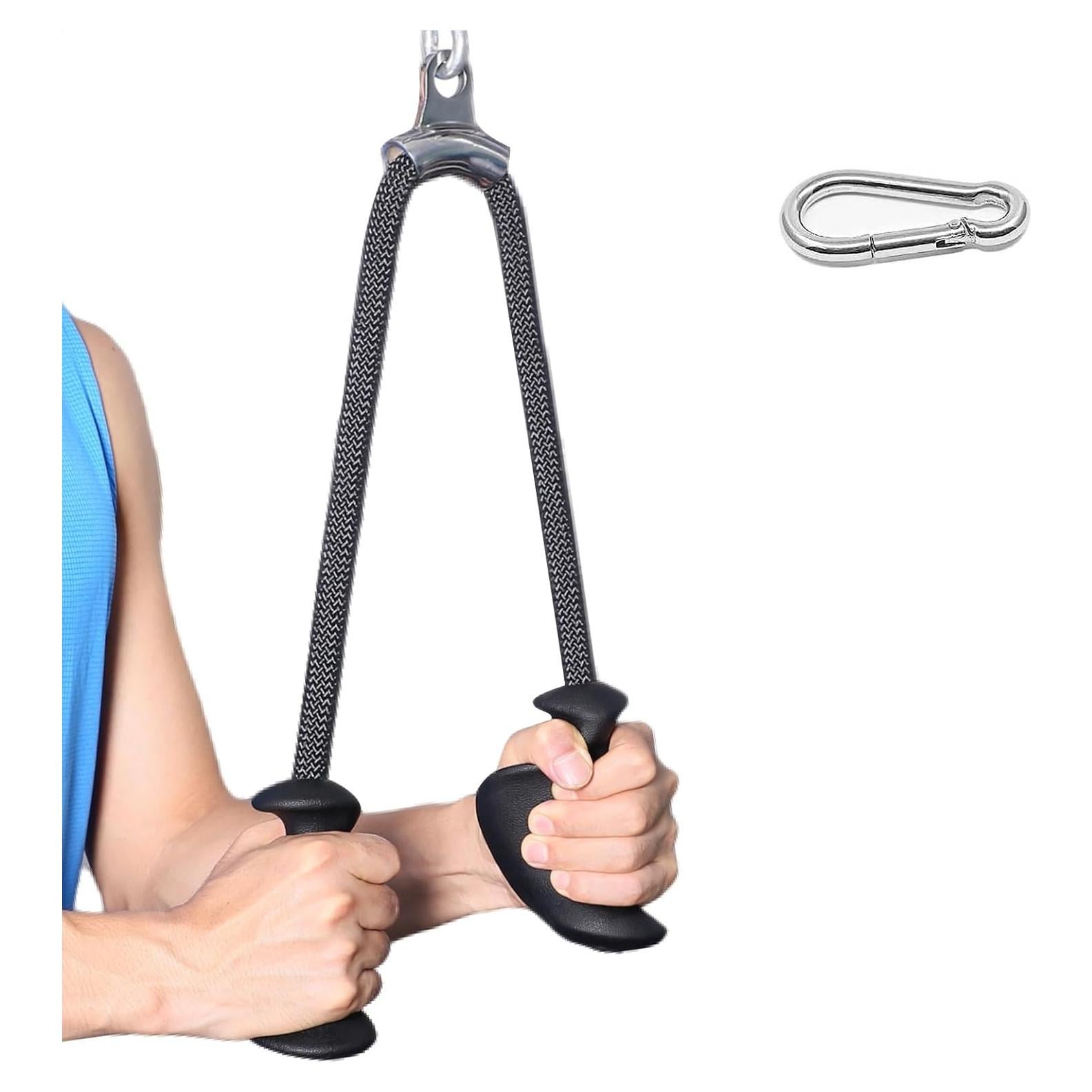 Cuerda de Tríceps Ergonómica SYL Fitness 36" Nylon Alta Resistencia