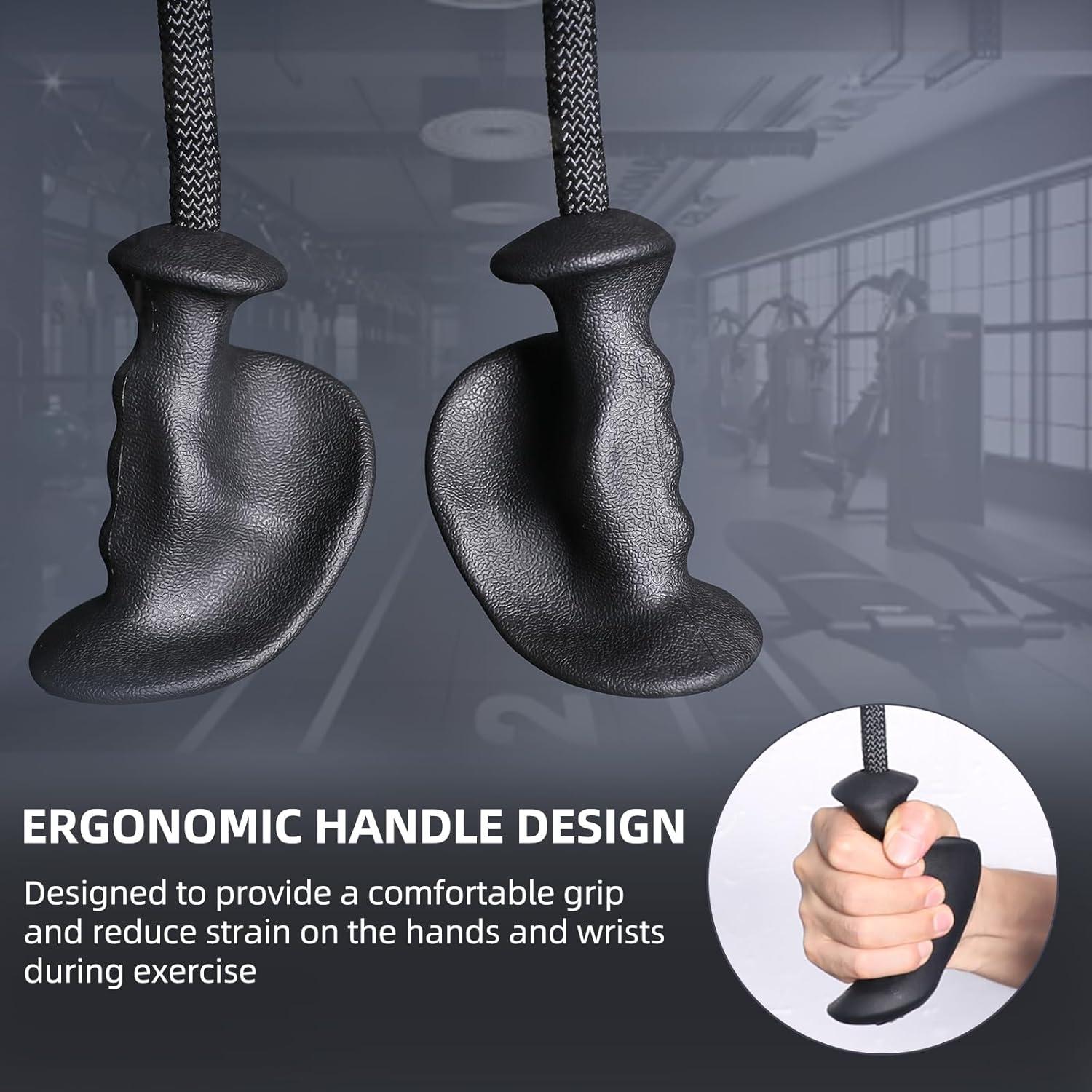 Cuerda de Tríceps Ergonómica SYL Fitness 36" Nylon Alta Resistencia