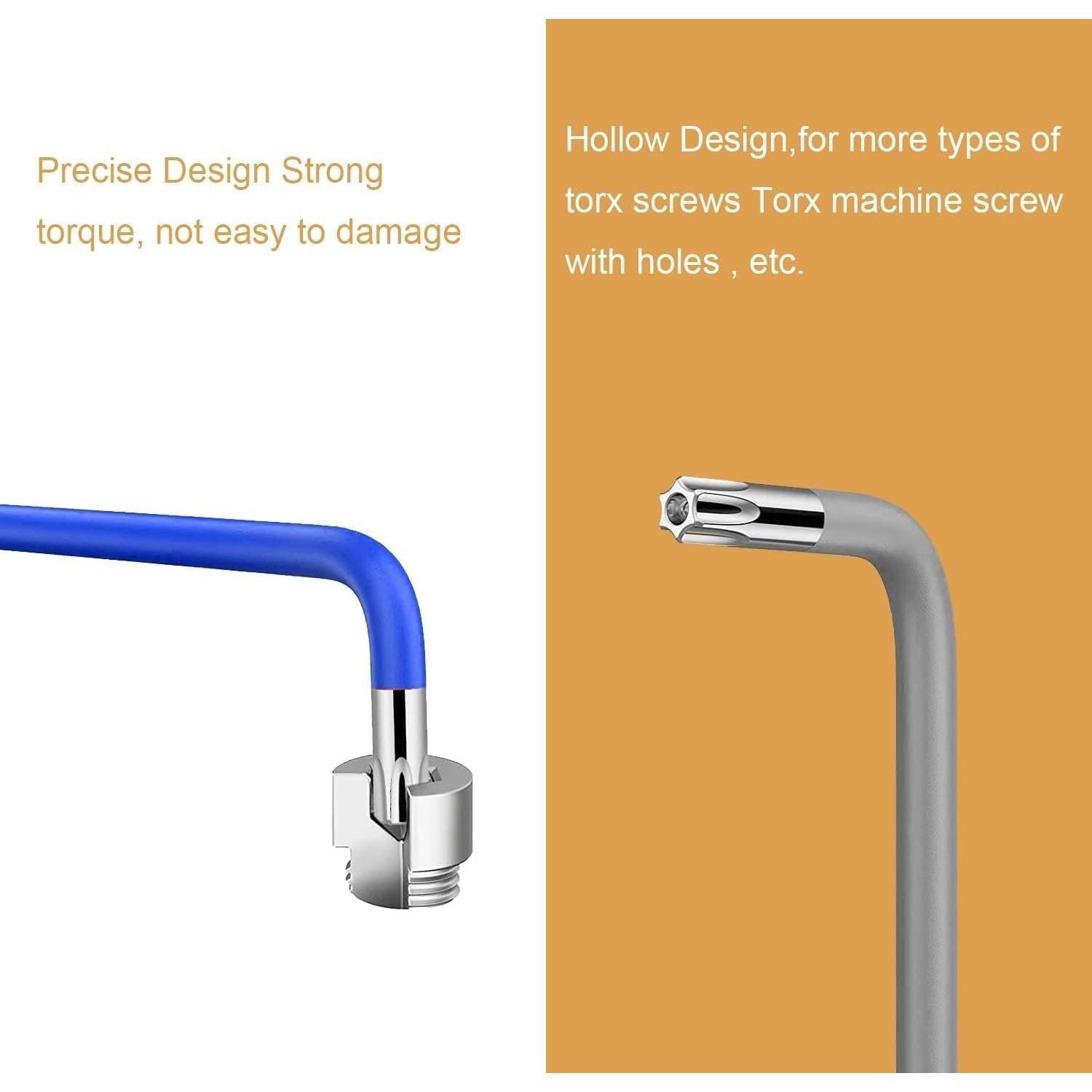 Juego de Llaves Allen y Torx TOOGOND 9 Piezas Multi-Tamaño