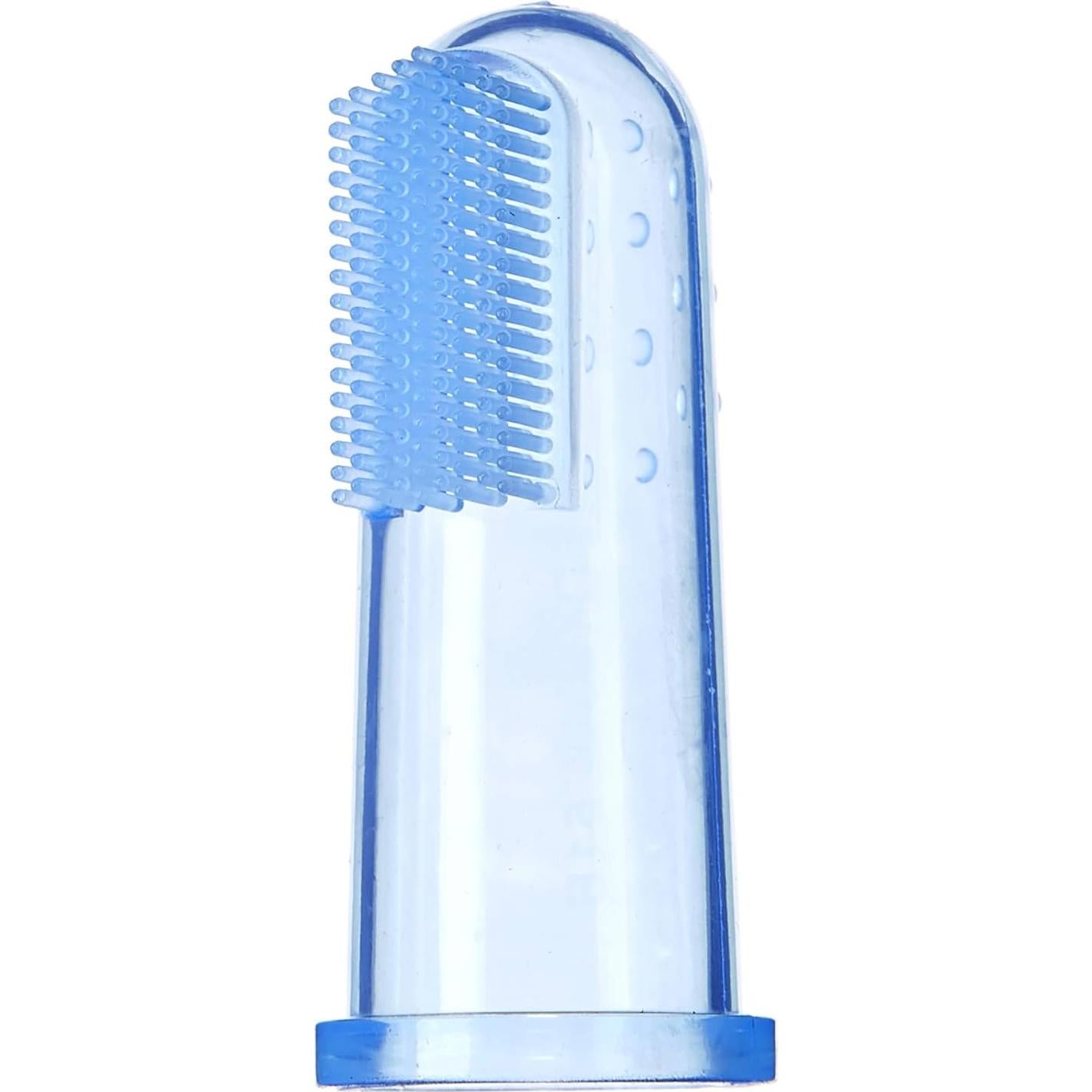 Cepillo de Dedo Brillante Baby Buddy Azul para Bebés 3+ Meses