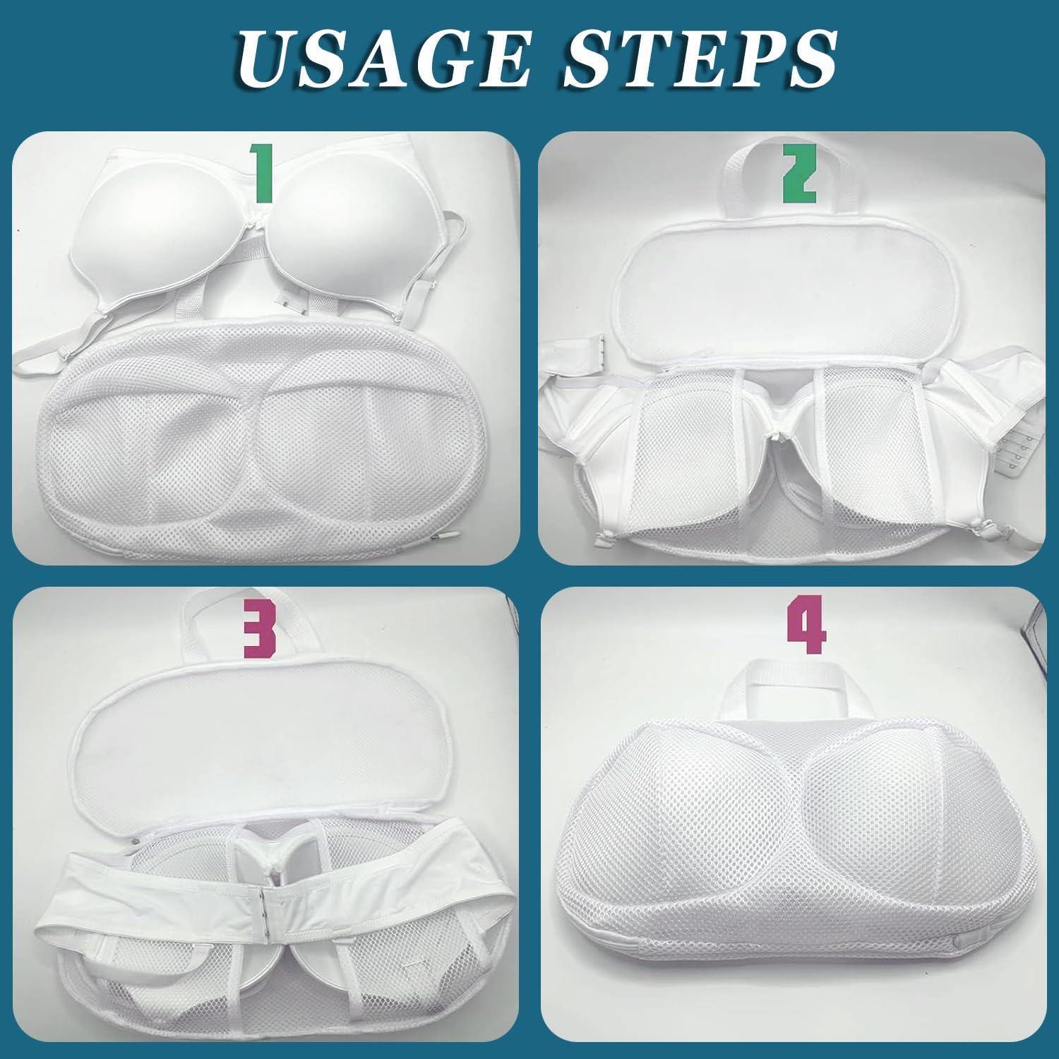 Bolsas de Lavandería para Sujetadores Grandes KISYONGUS - 2 Piezas