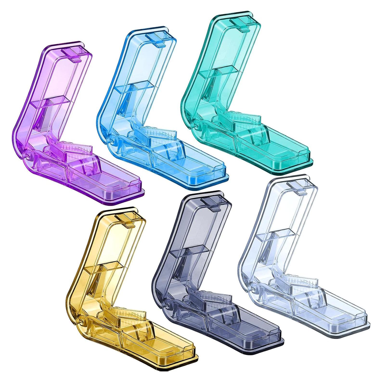 Cortador de Pastillas Portátil Nuanchu 6 Piezas 9x4x3 cm