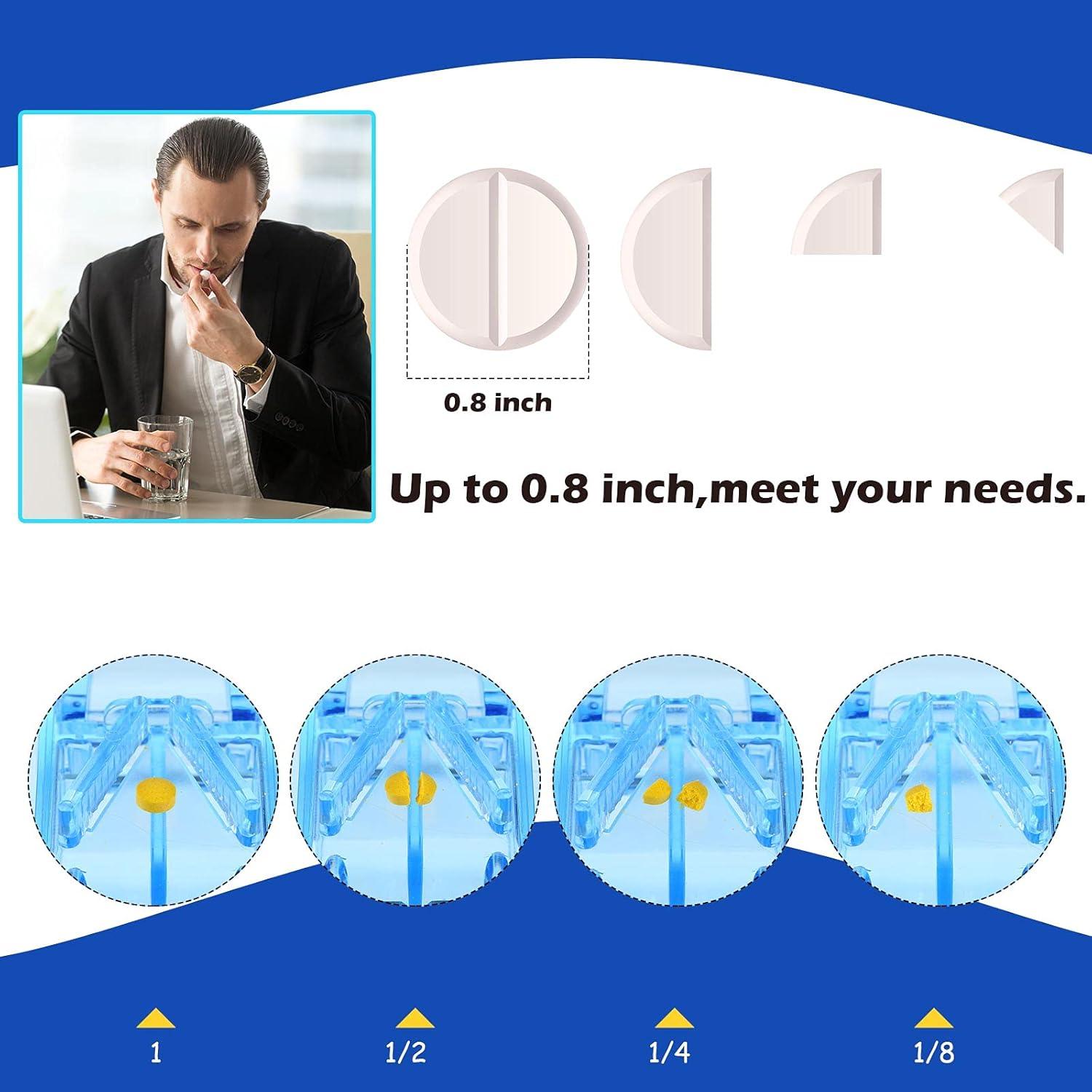 Cortador de Pastillas Portátil Nuanchu 6 Piezas 9x4x3 cm