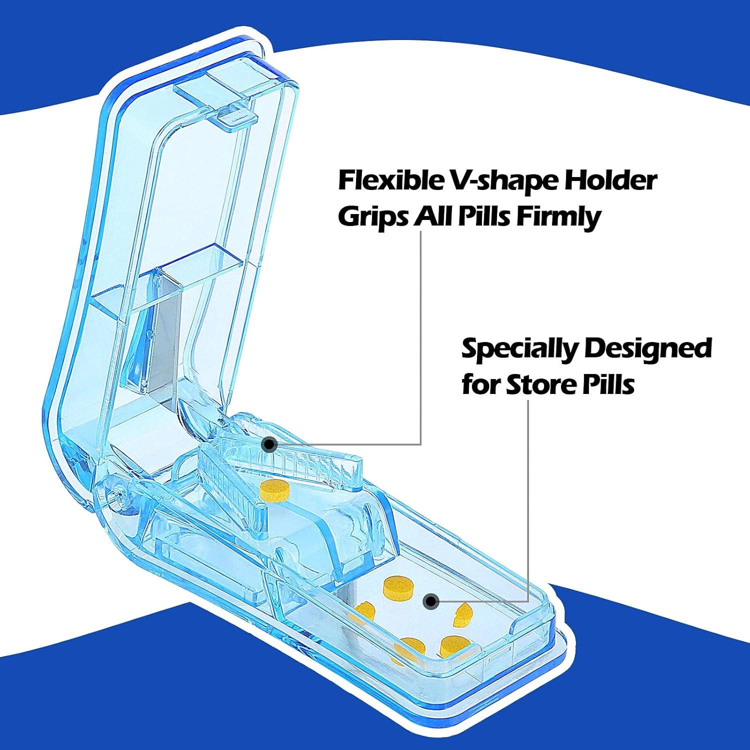 Cortador de Pastillas Portátil Nuanchu 6 Piezas 9x4x3 cm