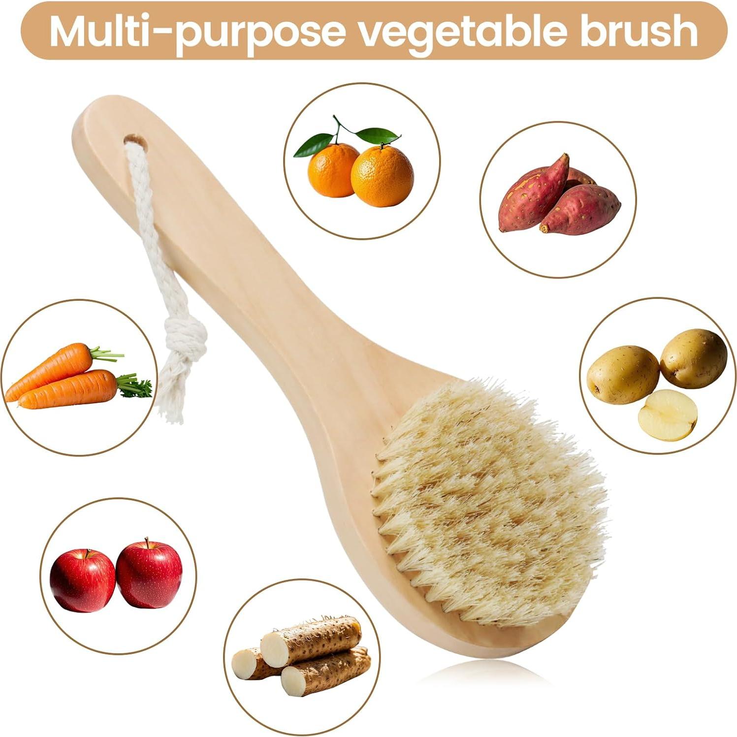 Cepillo de Verduras Aphrordity 20 cm Mango de Madera