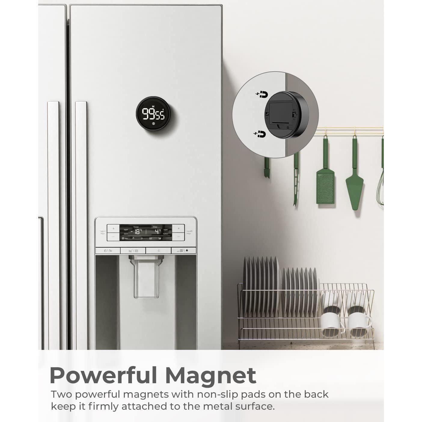 Temporizador Digital de Cocina LIORQUE con Pantalla LED 8.89cm