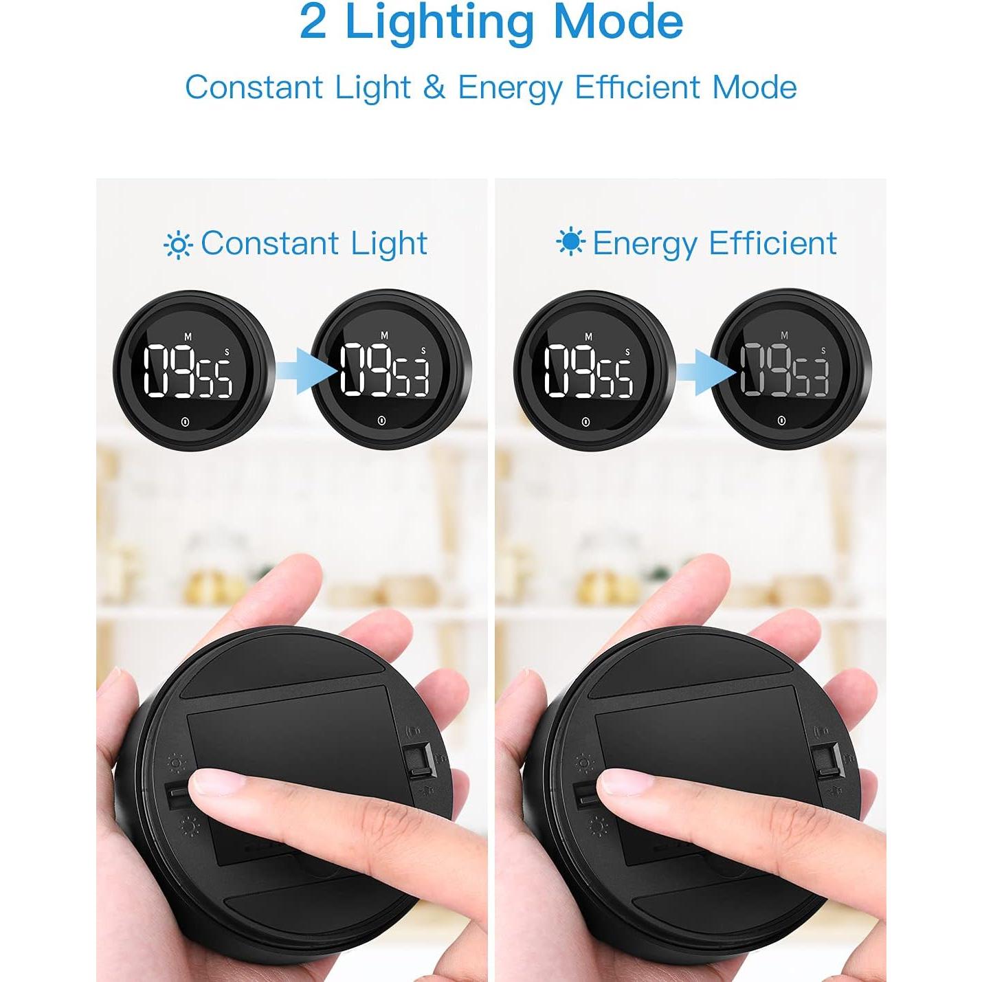 Temporizador Digital de Cocina LIORQUE con Pantalla LED 8.89cm