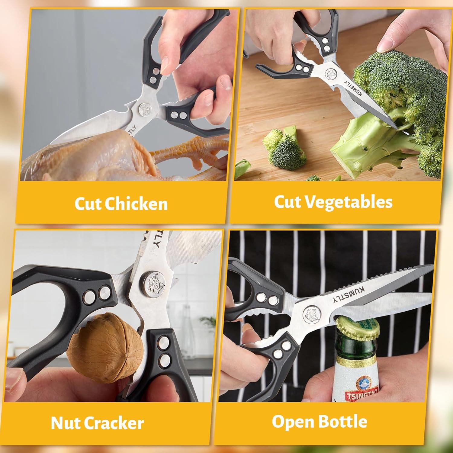 Tijeras de Cocina KUMSTLY de Acero Inoxidable 22.5cm