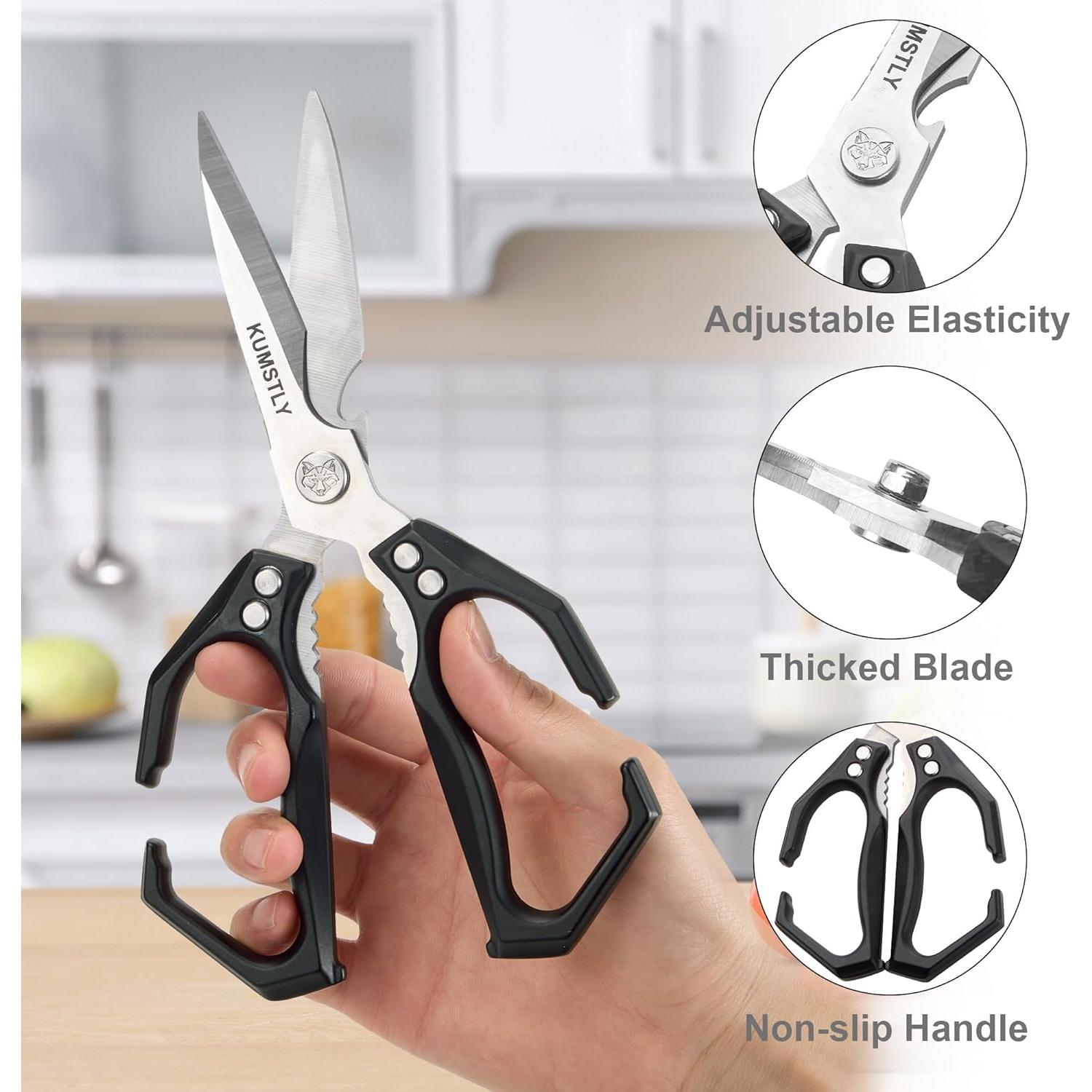 Tijeras de Cocina KUMSTLY de Acero Inoxidable 22.5cm