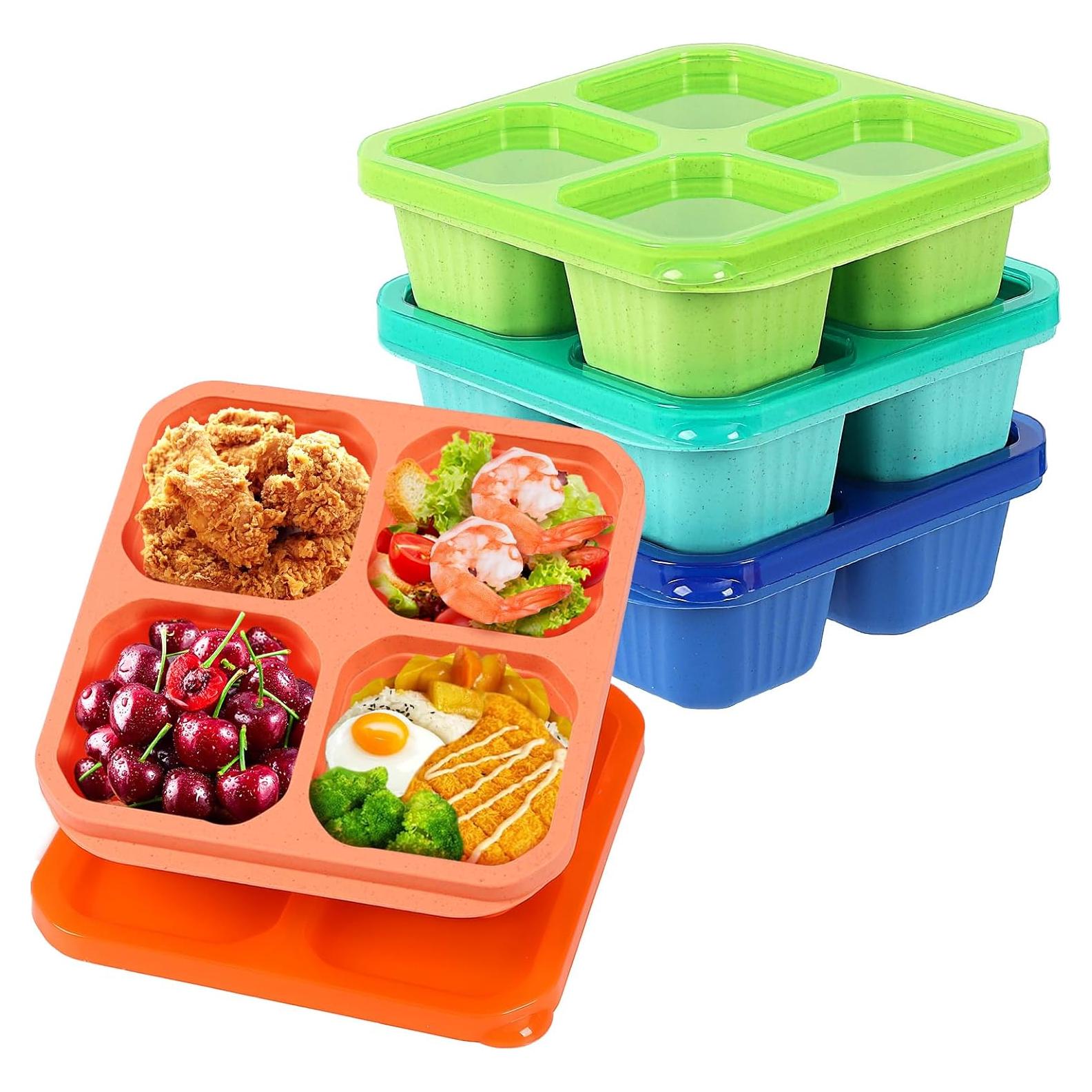 Juego de 4 Contenedores de Snack Buluker - Almacenamiento Comida