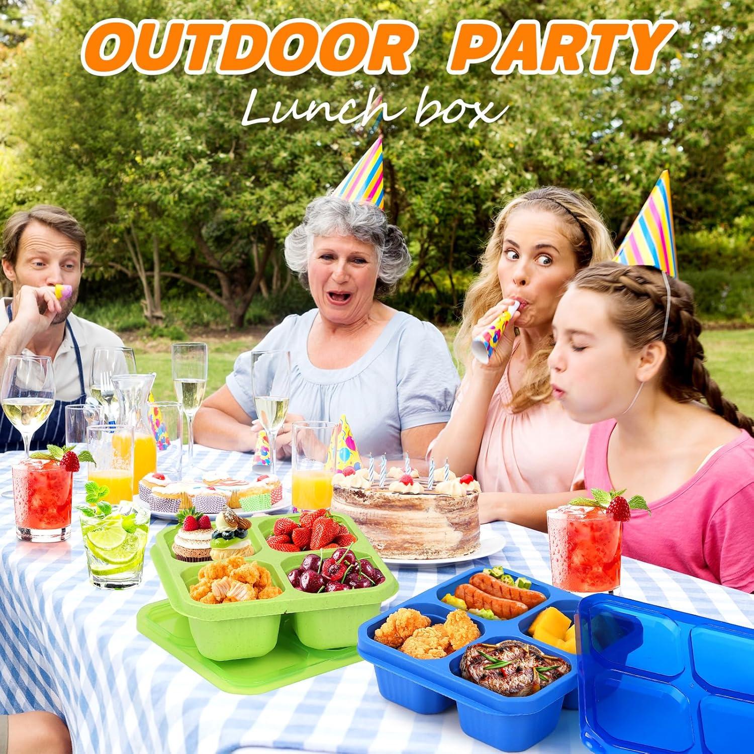 Juego de 4 Contenedores de Snack Buluker - Almacenamiento Comida