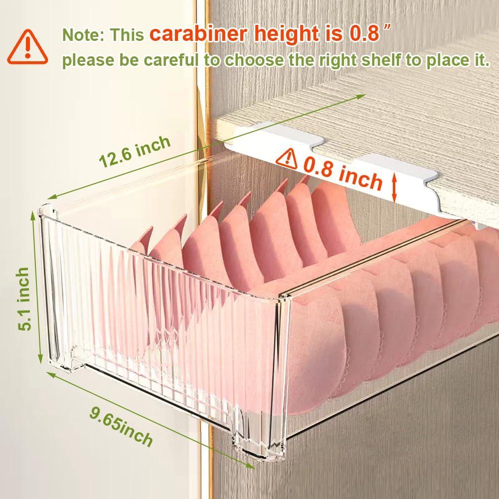 Organizador de Ropa Interior Miaocona Estilo Colgante Blanco 1 Celda