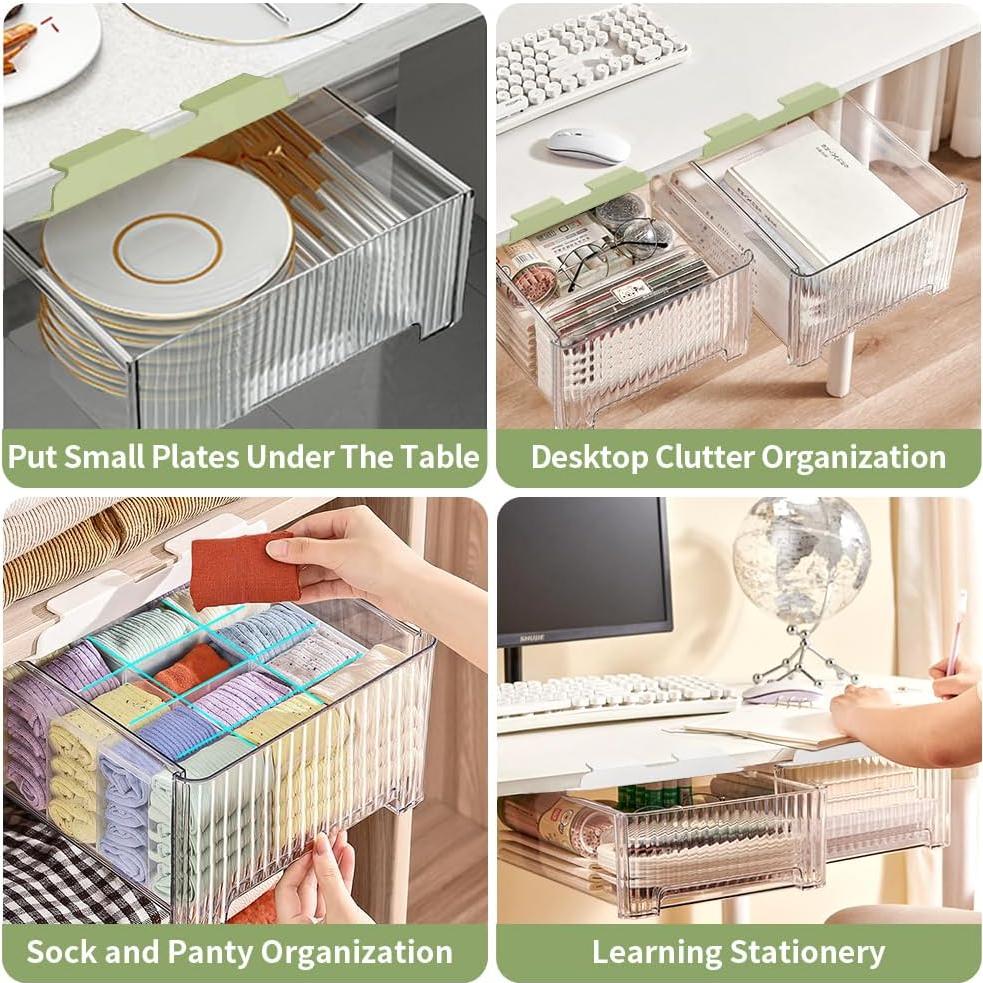 Organizador de Ropa Interior Miaocona Estilo Colgante Blanco 1 Celda