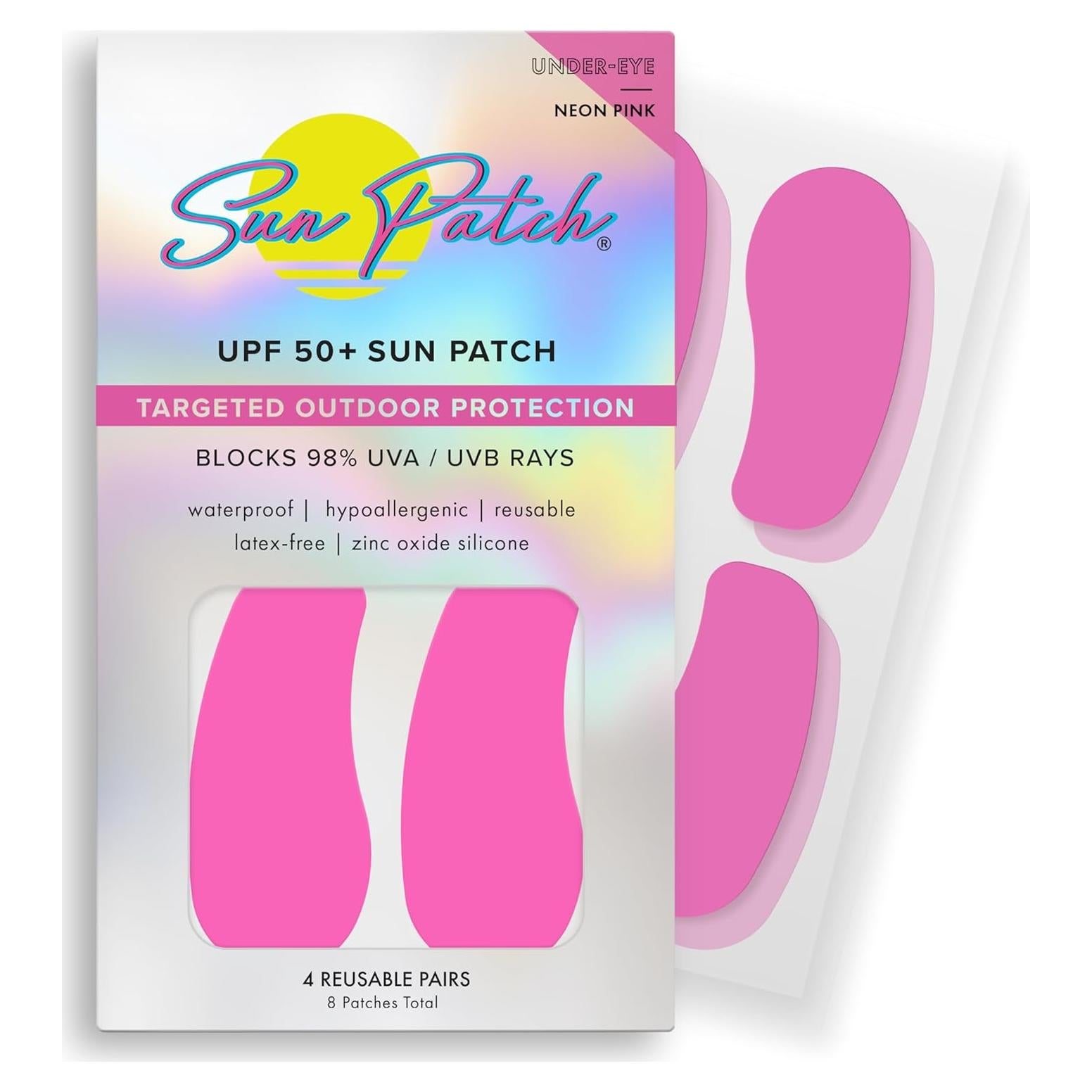 Parche Solar Reutilizable Do Good Be Good Rosa UV 50 - 4 Pares