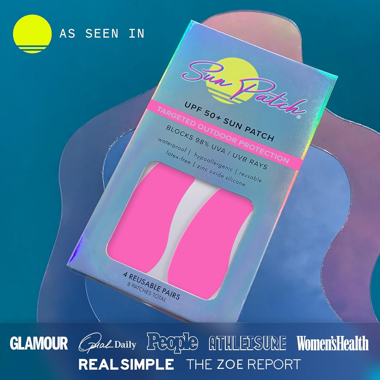 Parche Solar Reutilizable Do Good Be Good Rosa UV 50 - 4 Pares