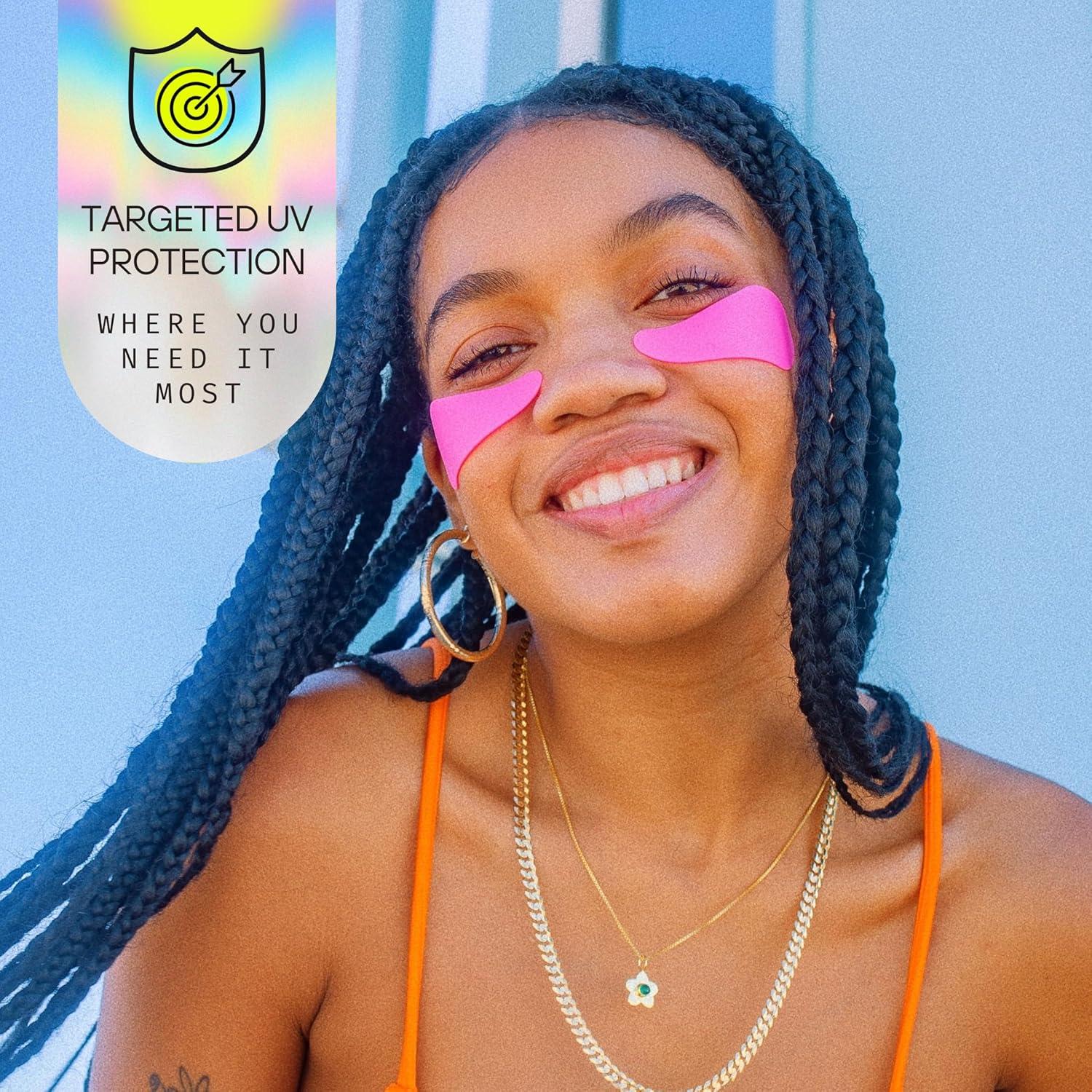 Parche Solar Reutilizable Do Good Be Good Rosa UV 50 - 4 Pares