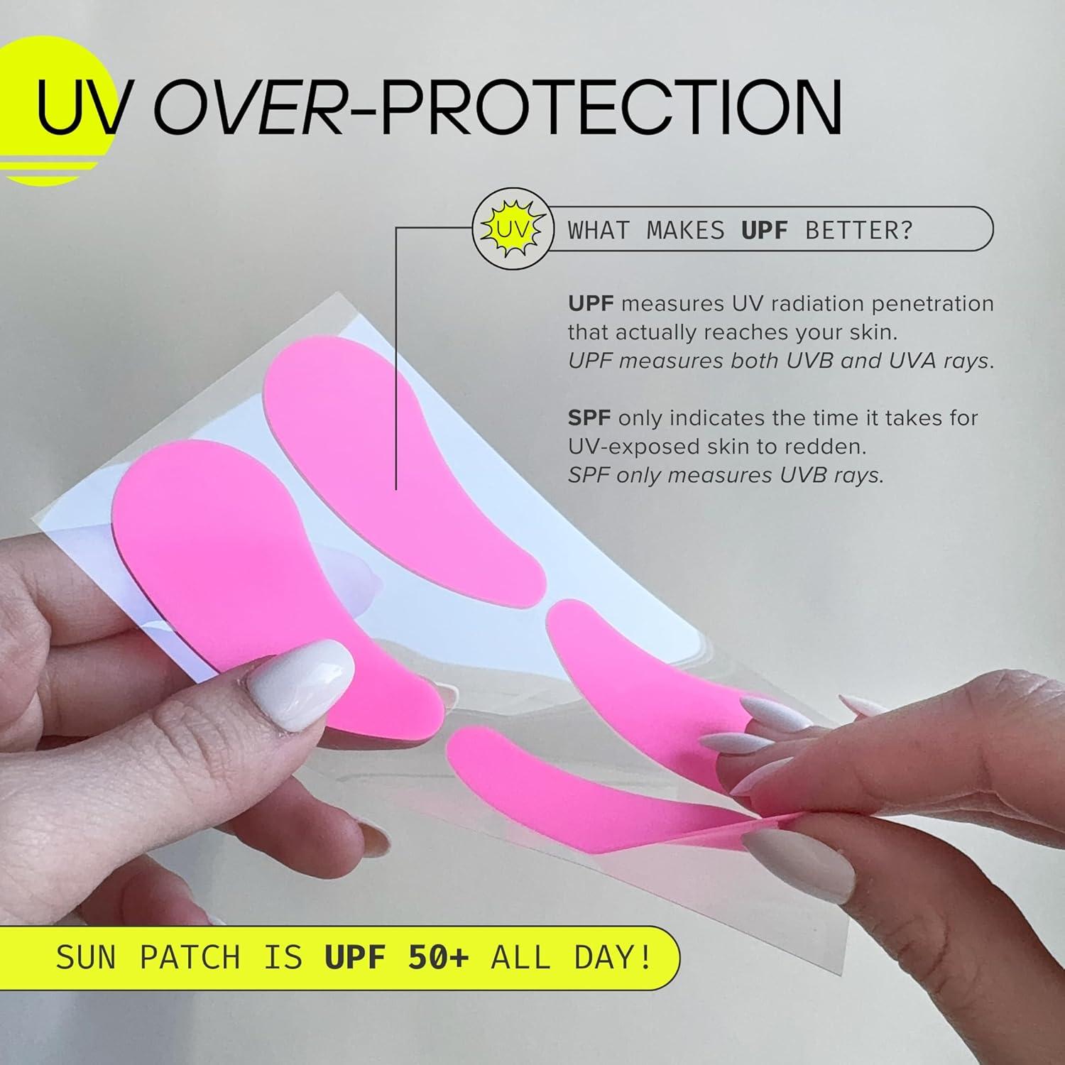 Parche Solar Reutilizable Do Good Be Good Rosa UV 50 - 4 Pares