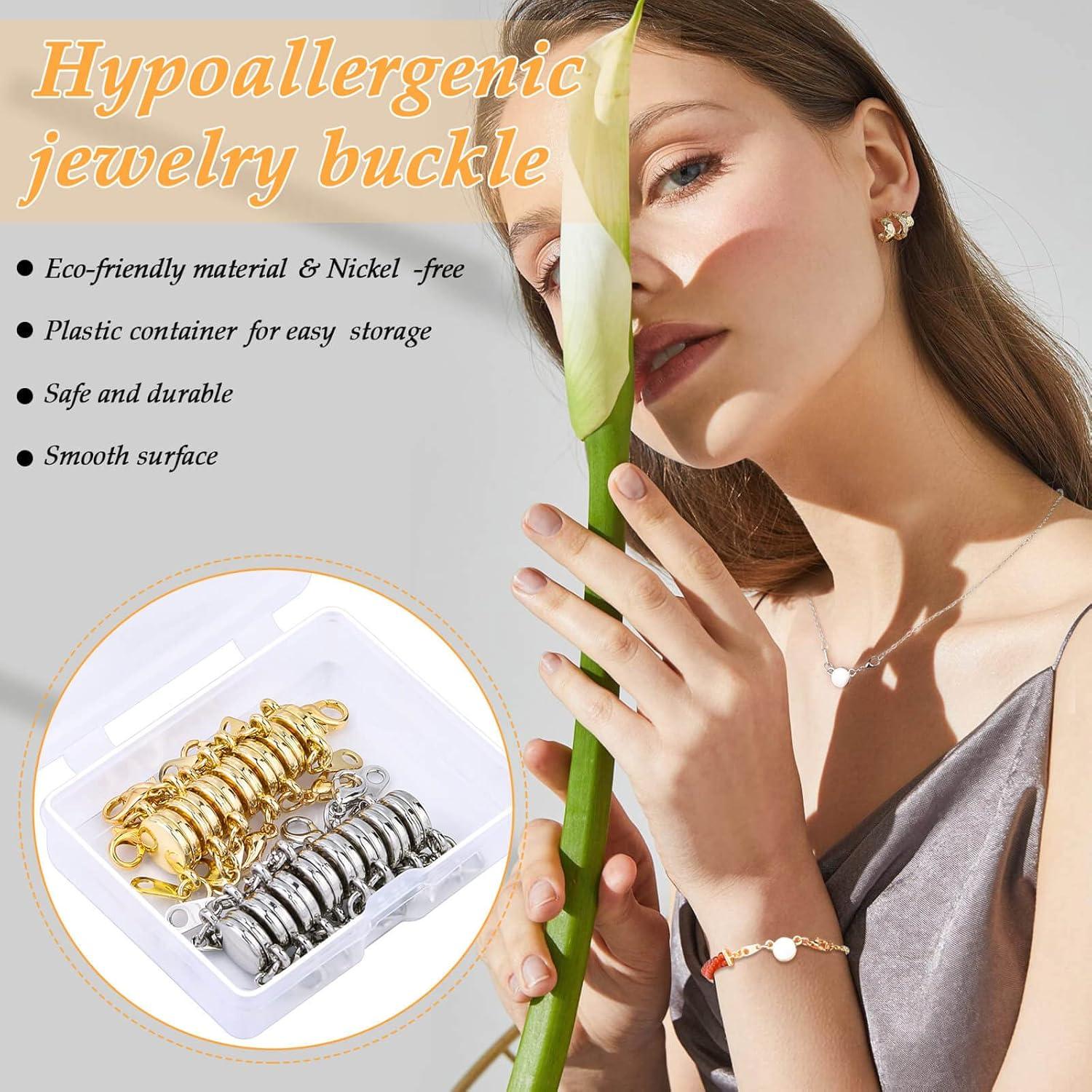 Cierres Magnéticos para Joyería PAXCOO - 15 Piezas 10mm