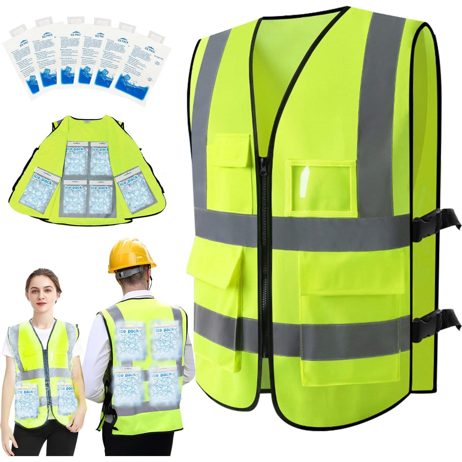 Chaleco Refrigerante PANGTIKU con 20 Paquetes de Hielo