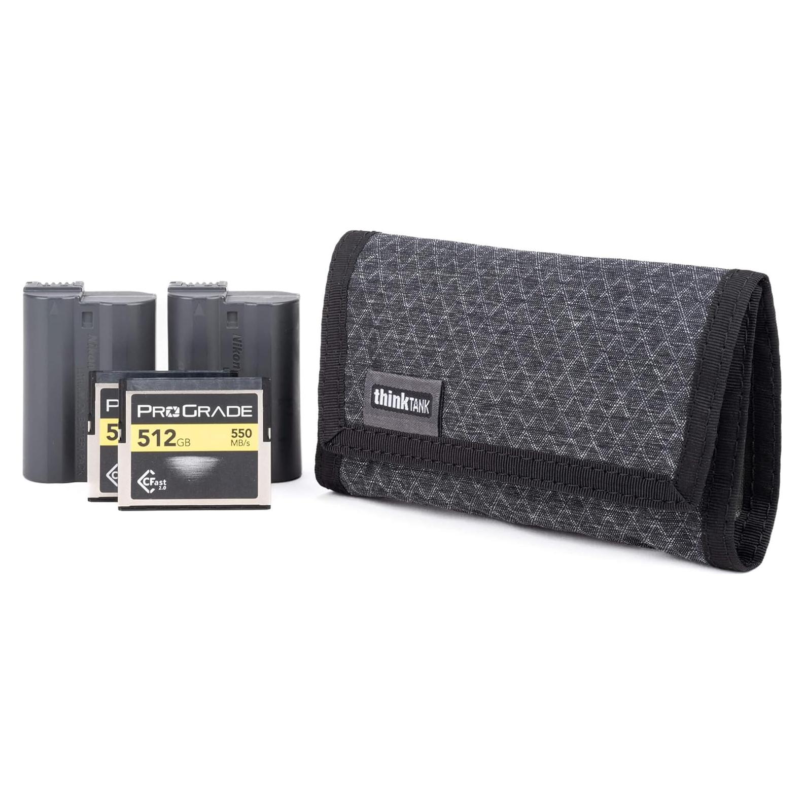 Cartera de Memoria y Batería Think Tank Photo Pizarra Negra