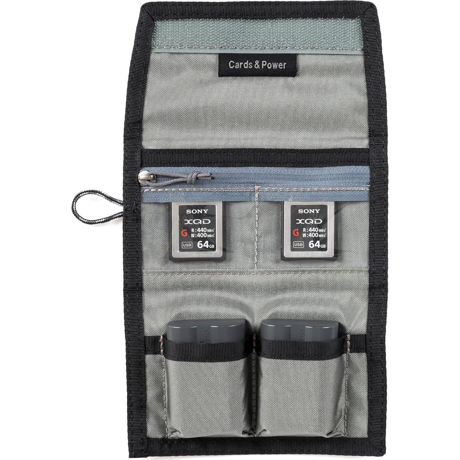 Cartera de Memoria y Batería Think Tank Photo Pizarra Negra