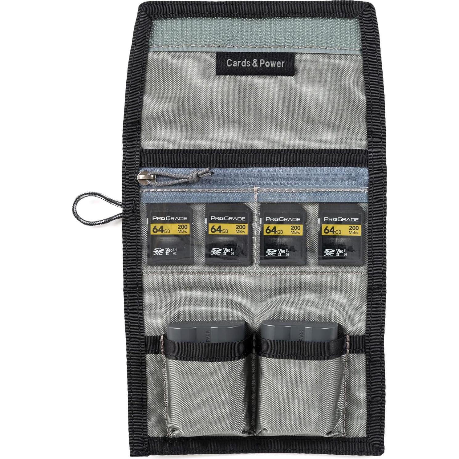 Cartera de Memoria y Batería Think Tank Photo Pizarra Negra