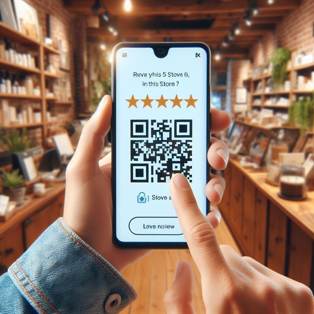 Tarjetas de Reseñas Google ScanAndBuyWall - Paquete de 4