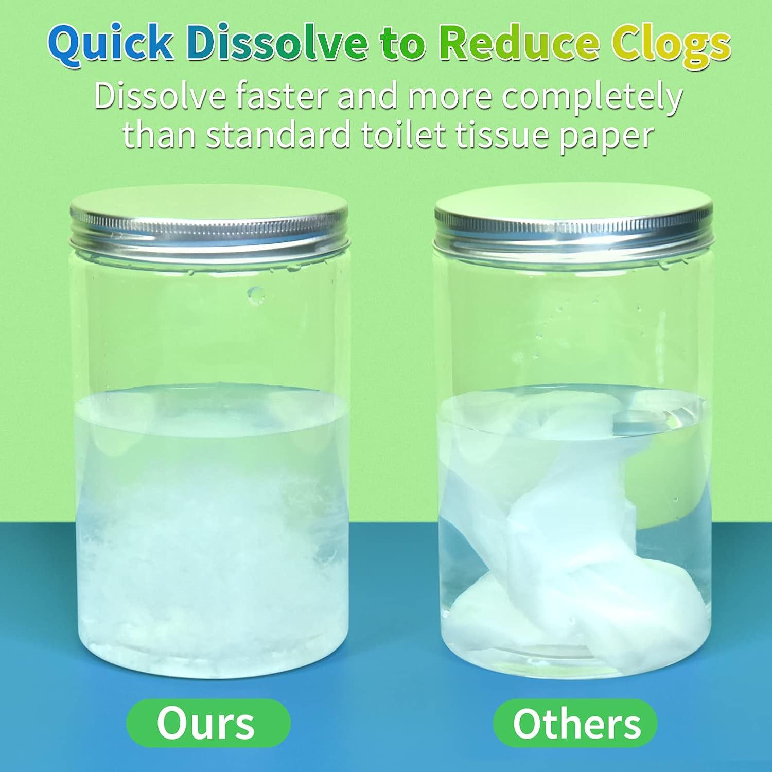 Papel Higiénico Biodegradable Grentay 9 Rollos 500 Hojas 3 Capas