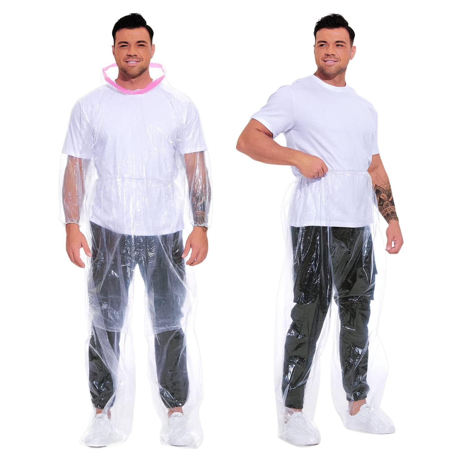 Conjunto de Impermeables Desechables 2 Paquetes Talla Grande