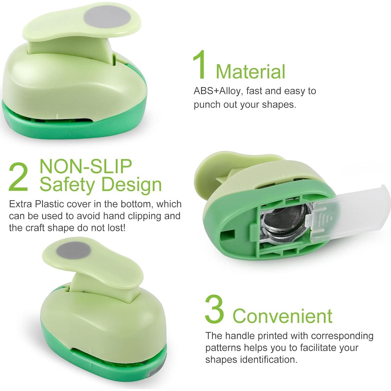 Perforadora Circular UCEC 2 Piezas 1.6 y 2.5 cm para Manualidades