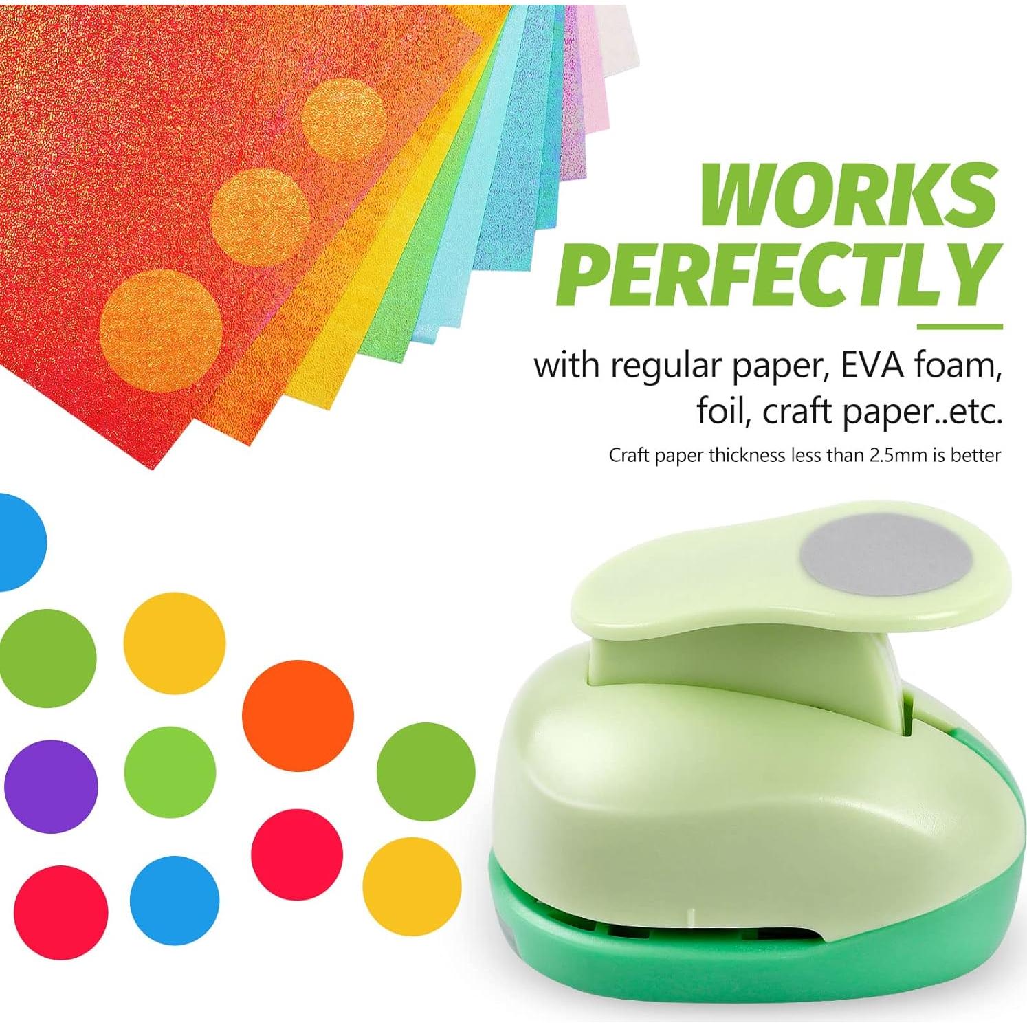 Perforadora Circular UCEC 2 Piezas 1.6 y 2.5 cm para Manualidades