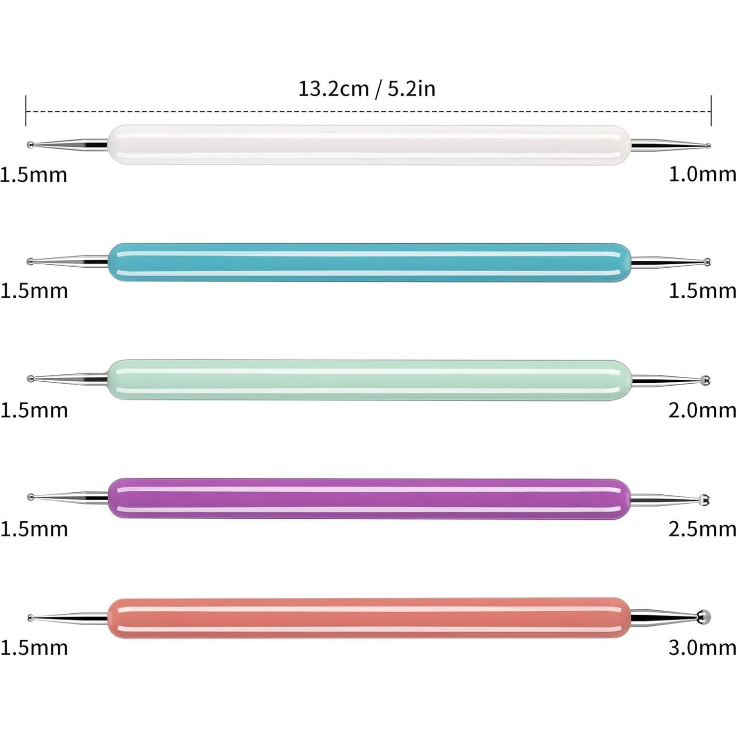 Set de 5 Estilógrafos de Embossing Coyaho para Papel