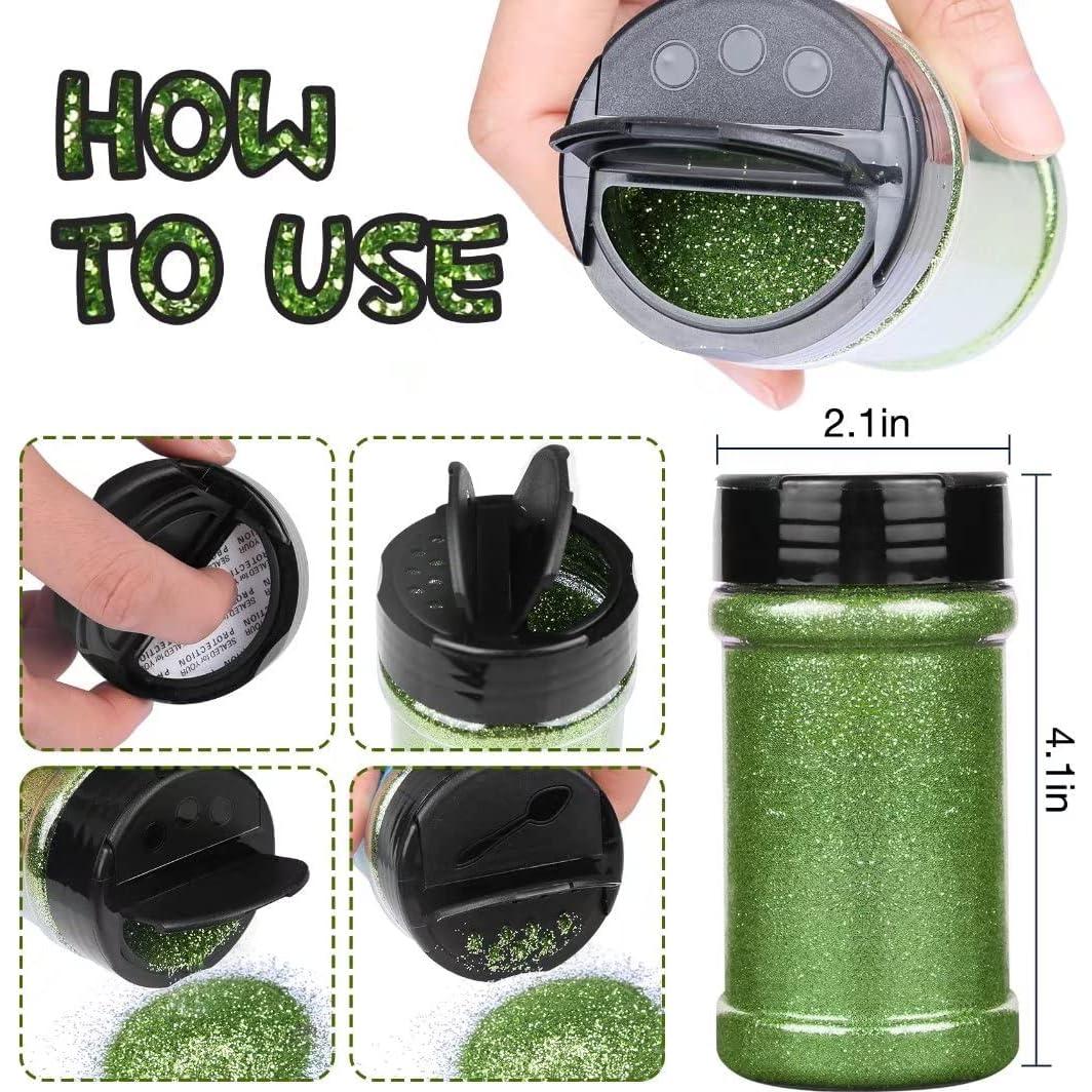 Polvo de Brillo Fino TORC Negro 113.4 g para Manualidades