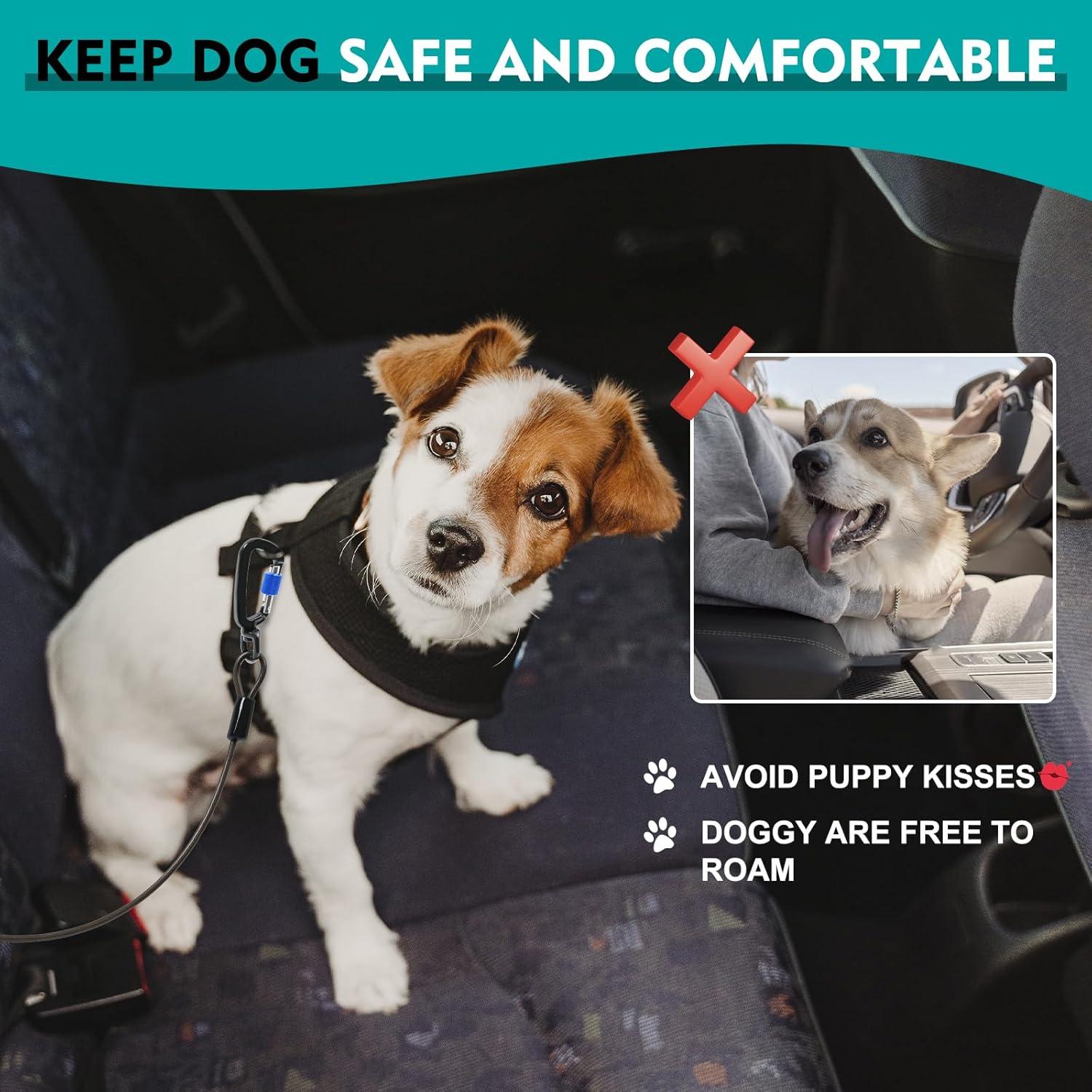 Cinturón de Seguridad para Perros Libbipaw 61 cm a Prueba de Mordeduras