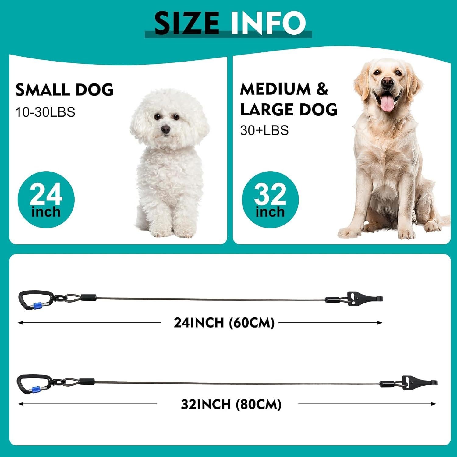 Cinturón de Seguridad para Perros Libbipaw 61 cm a Prueba de Mordeduras