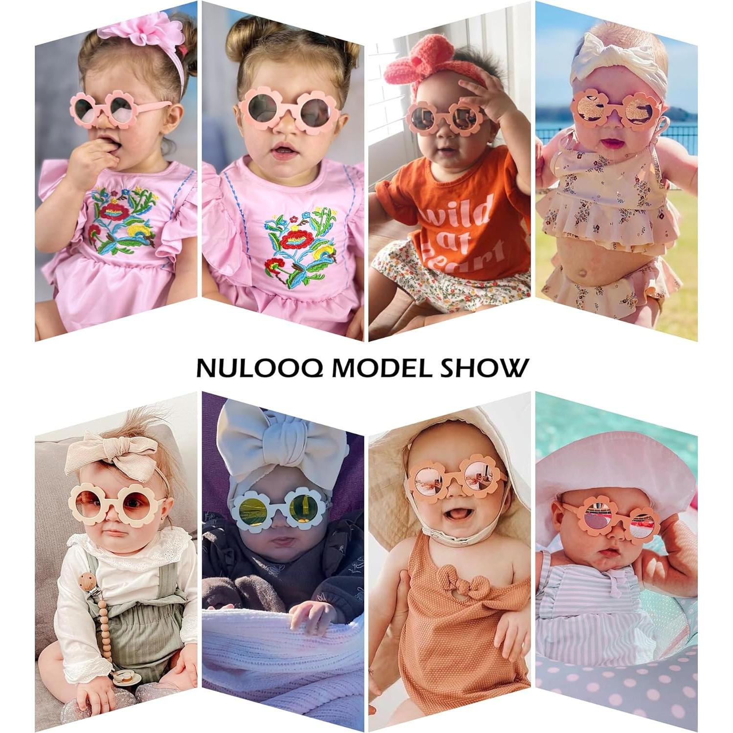 Gafas de sol polarizadas NULOOQ para bebés 0-24 meses