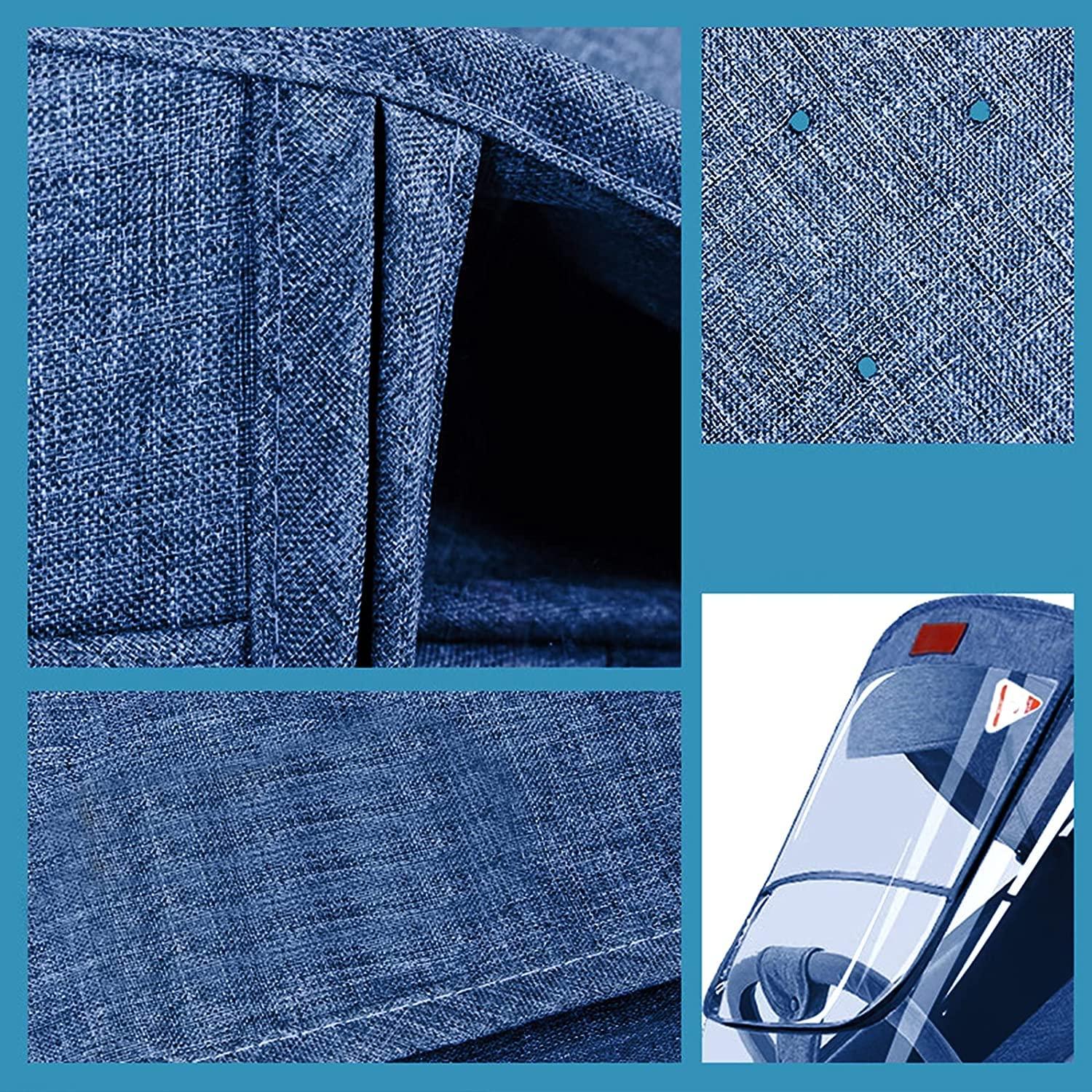 Cubierta de Lluvia Universal para Cochecito YU-YI Azul Impermeable