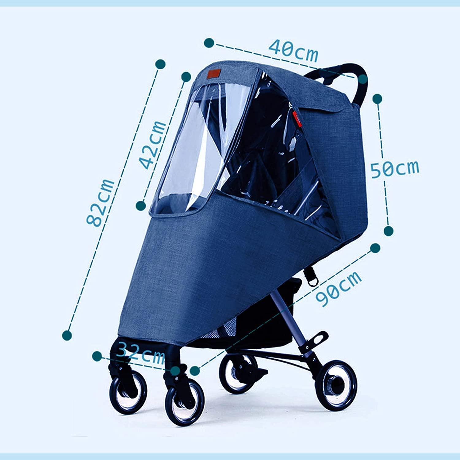 Cubierta de Lluvia Universal para Cochecito YU-YI Azul Impermeable