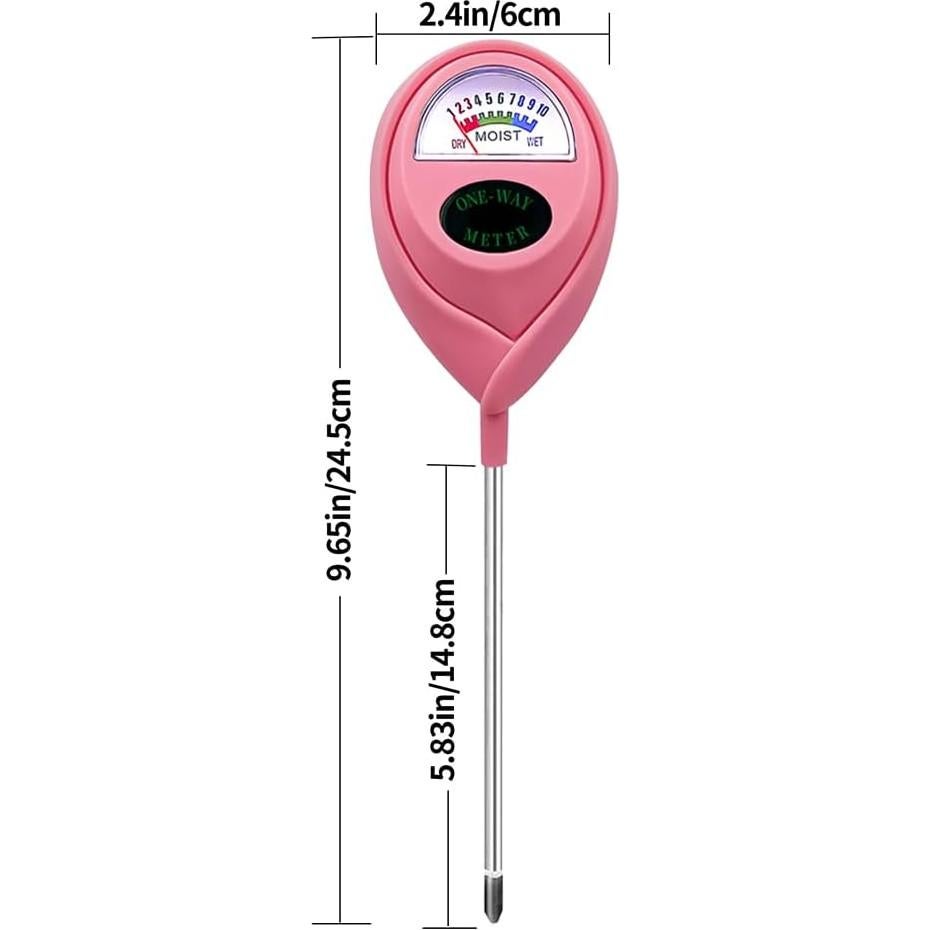 Medidor de Humedad de Suelo MEPHILIMIA Sin Batería 24.5 cm