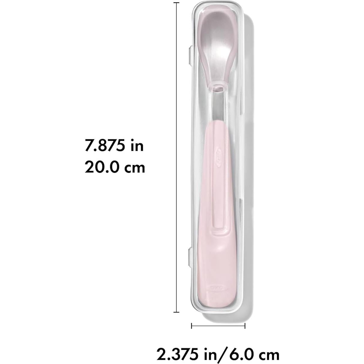 Cuchara de Alimentación OXO Tot On-The-Go - Silicona Floración