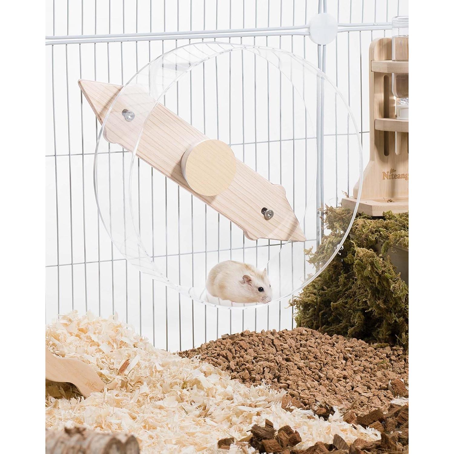 Rueda de Hámster Colgante Niteangel 27cm Silenciosa M