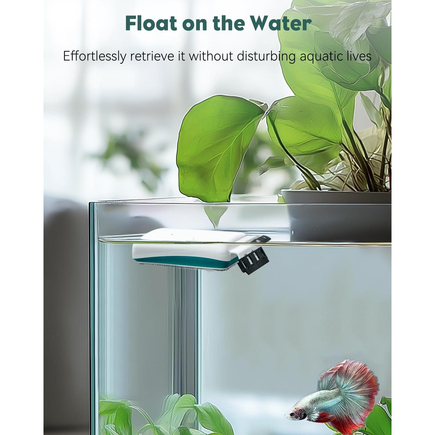 Limpiador Magnético de Acuario Pawfly con 2 Raspadores 6.35mm