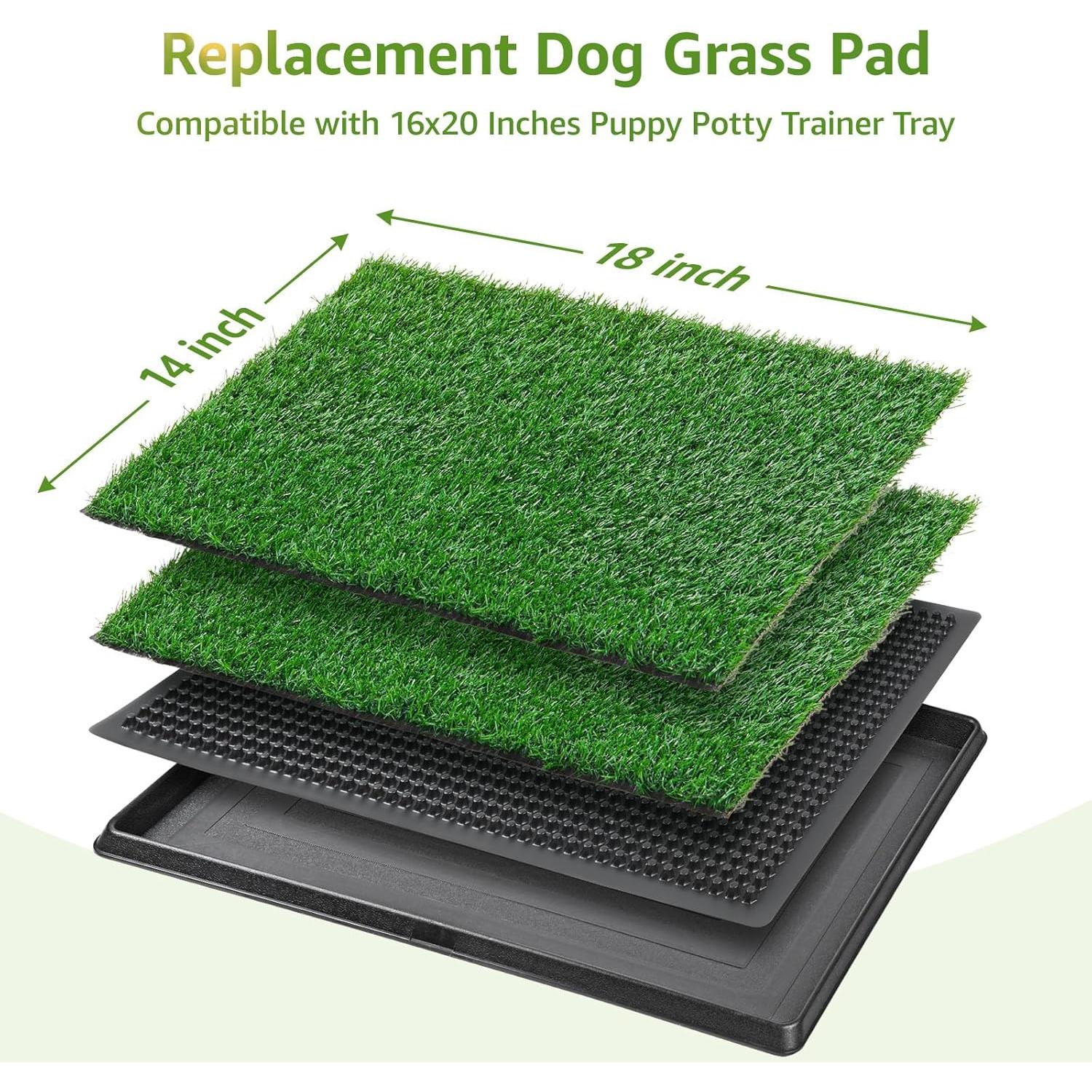 Almohadillas de Césped Artificial LOOBANI 35.56x45.72 cm para Perros